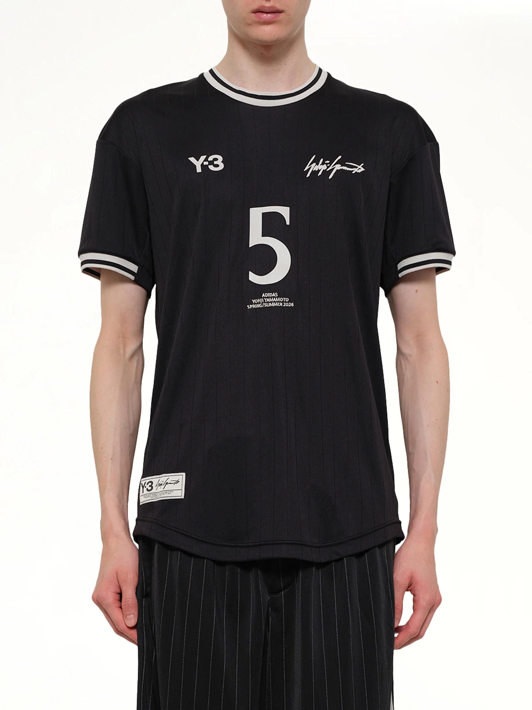 Elite 5 Football Jersey in Black