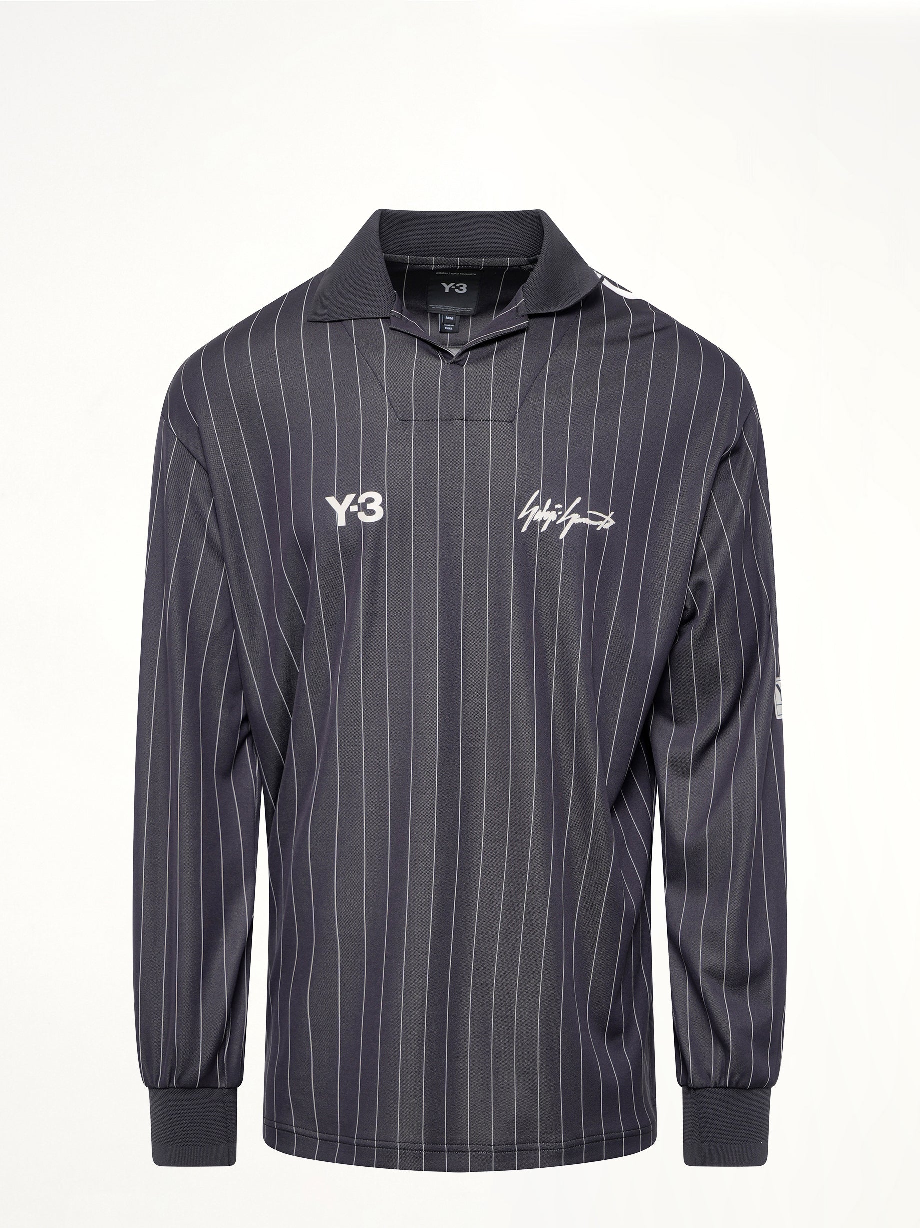 Elite 5 Long Sleeve Football Jersey in Black - Image 2