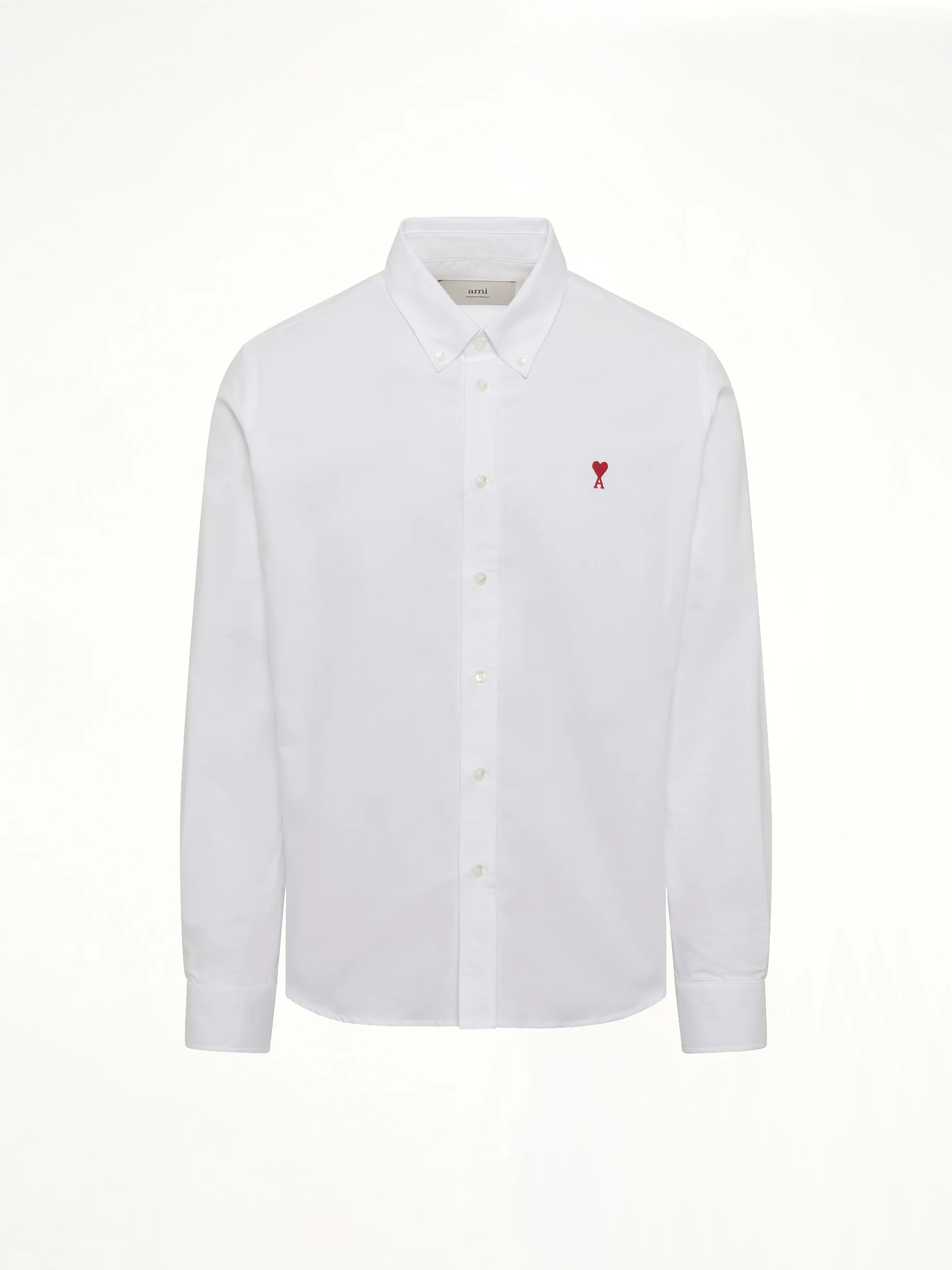 Embroidered ADC Long Sleeve Shirt in White - Image 2