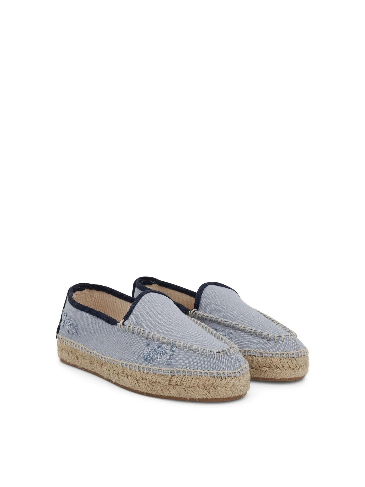 Embroidered Espadrilles in Breeze - Image 2