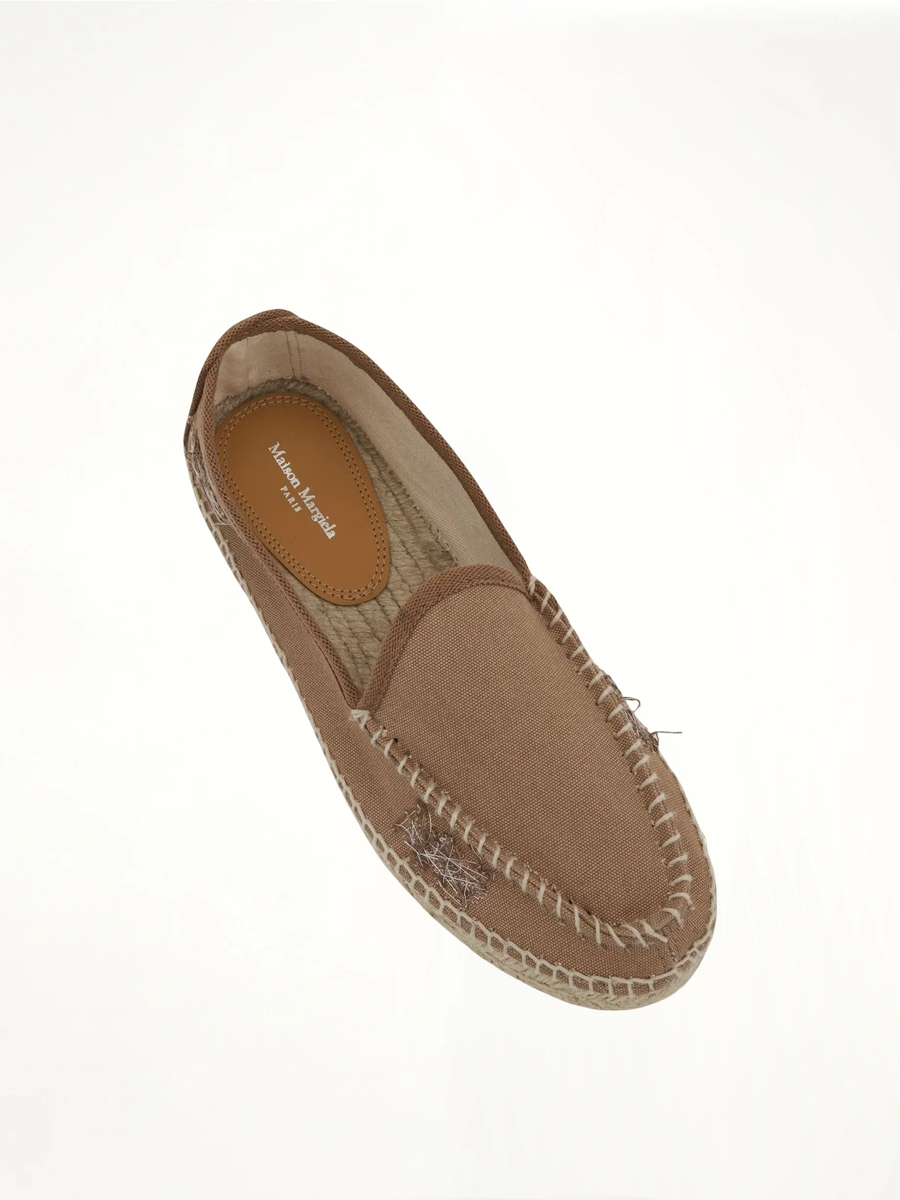 Embroidered Espadrilles in Chamois - Image 3