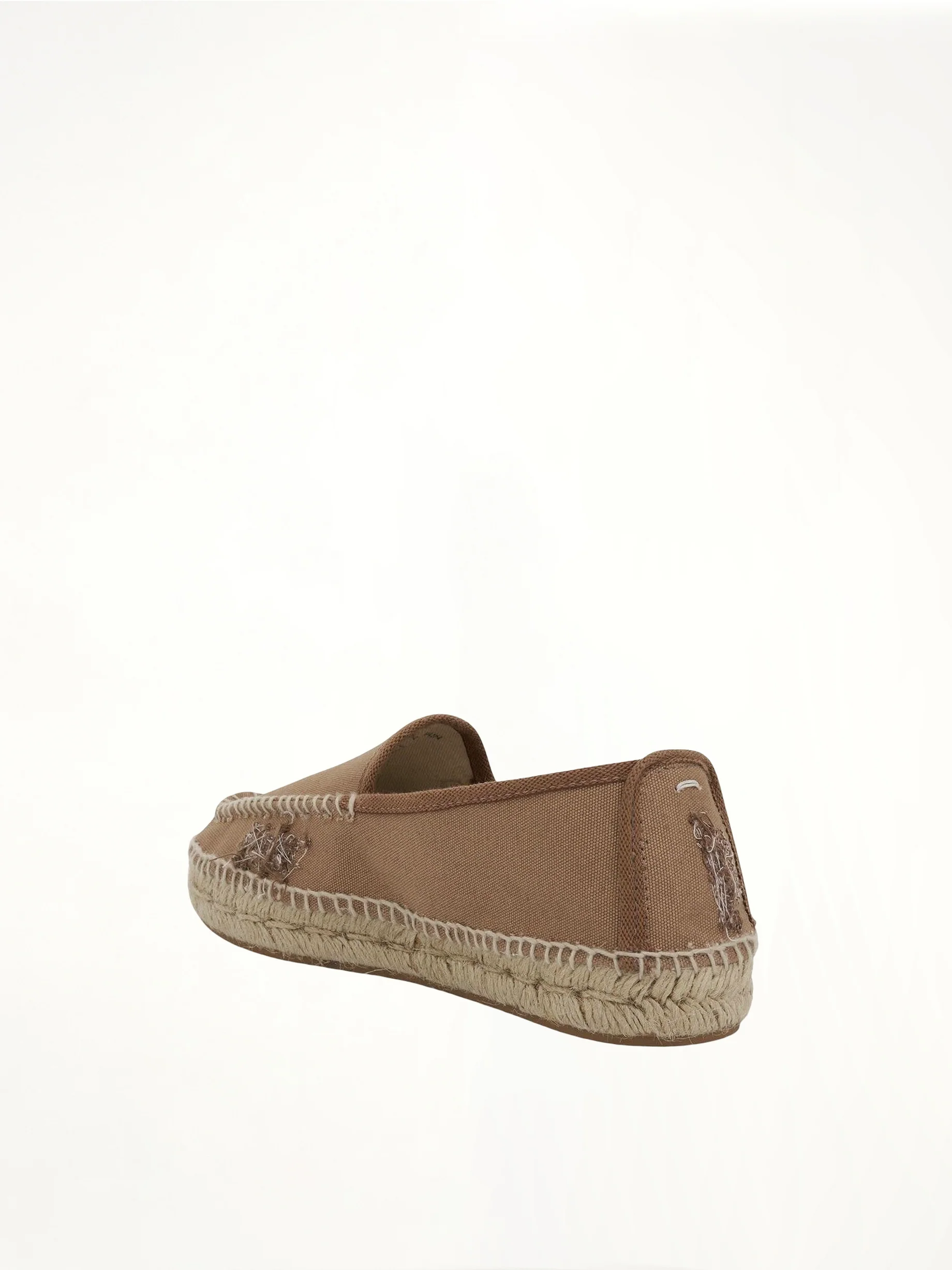 Embroidered Espadrilles in Chamois - Image 4