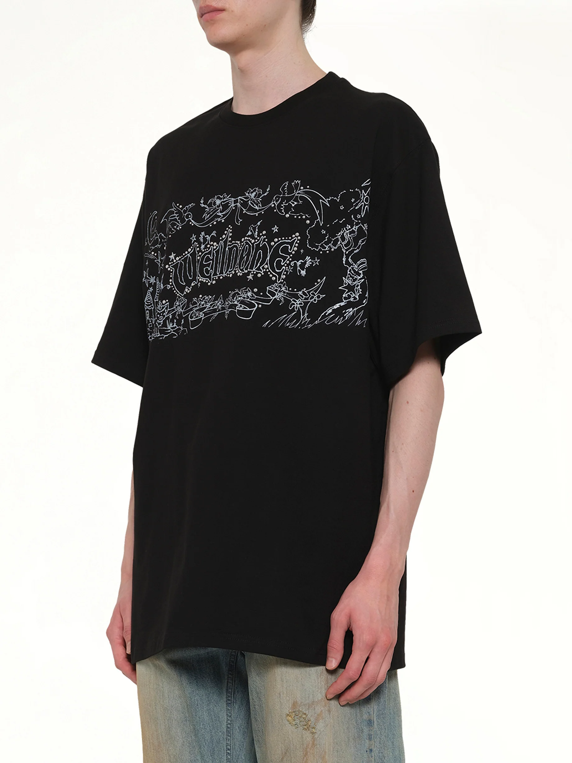 Ending Credit T-Shirt in Black - Image 3