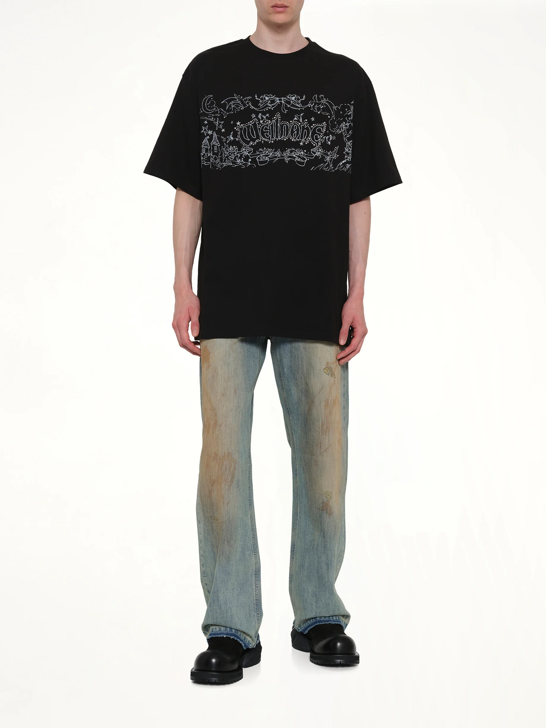 Ending Credit T-Shirt in Black - Image 4