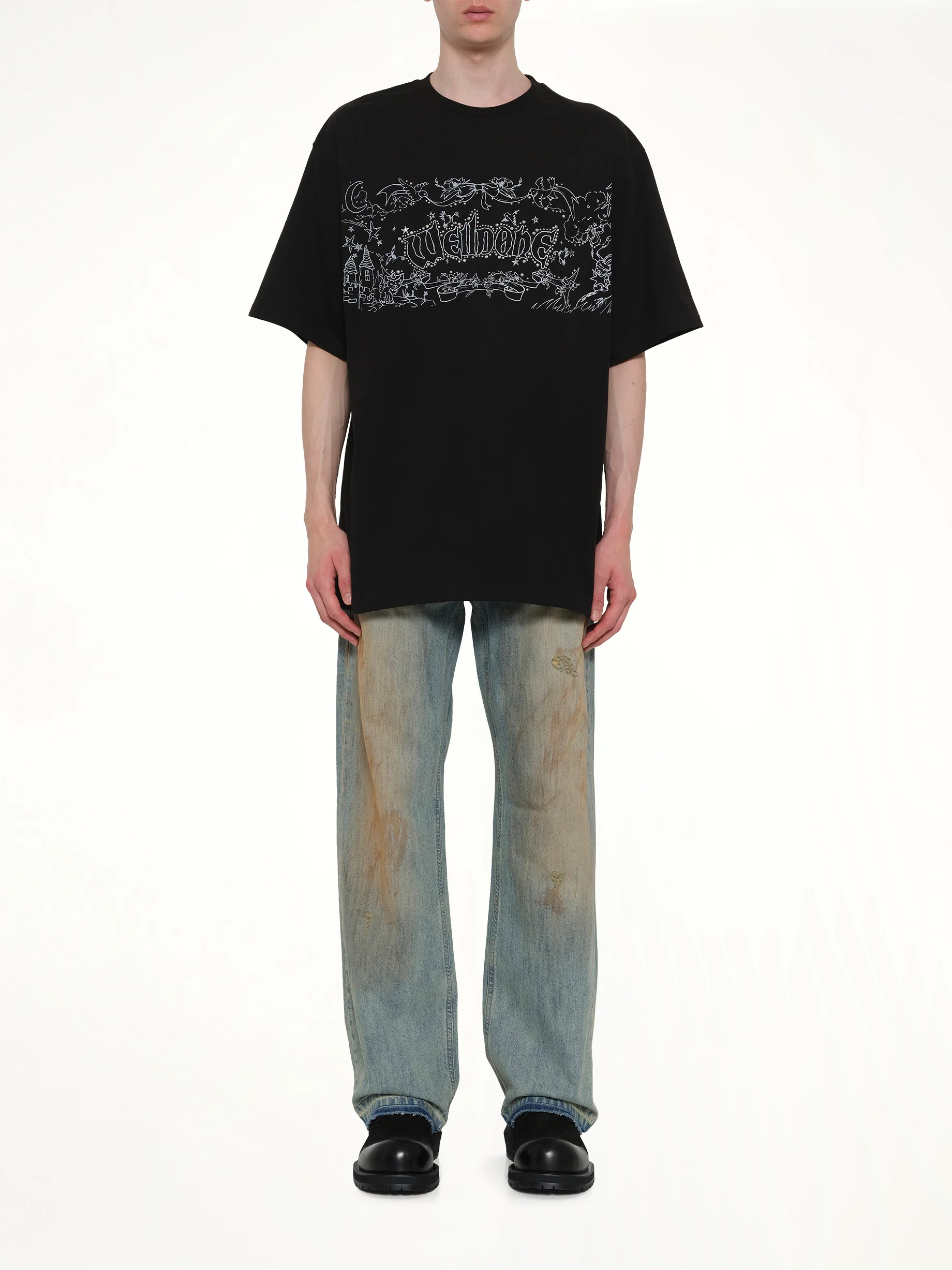 Ending Credit T-Shirt in Black - Image 7
