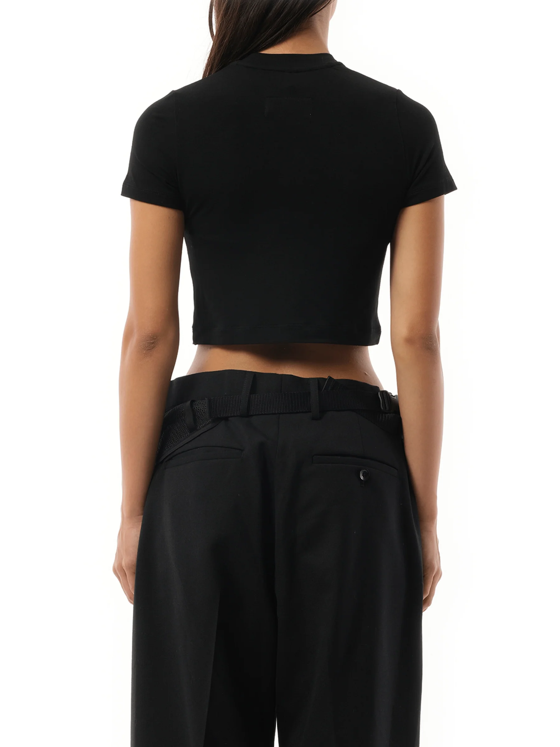 English Fan-Service Neon Paint T-Shirt in Black - Image 6