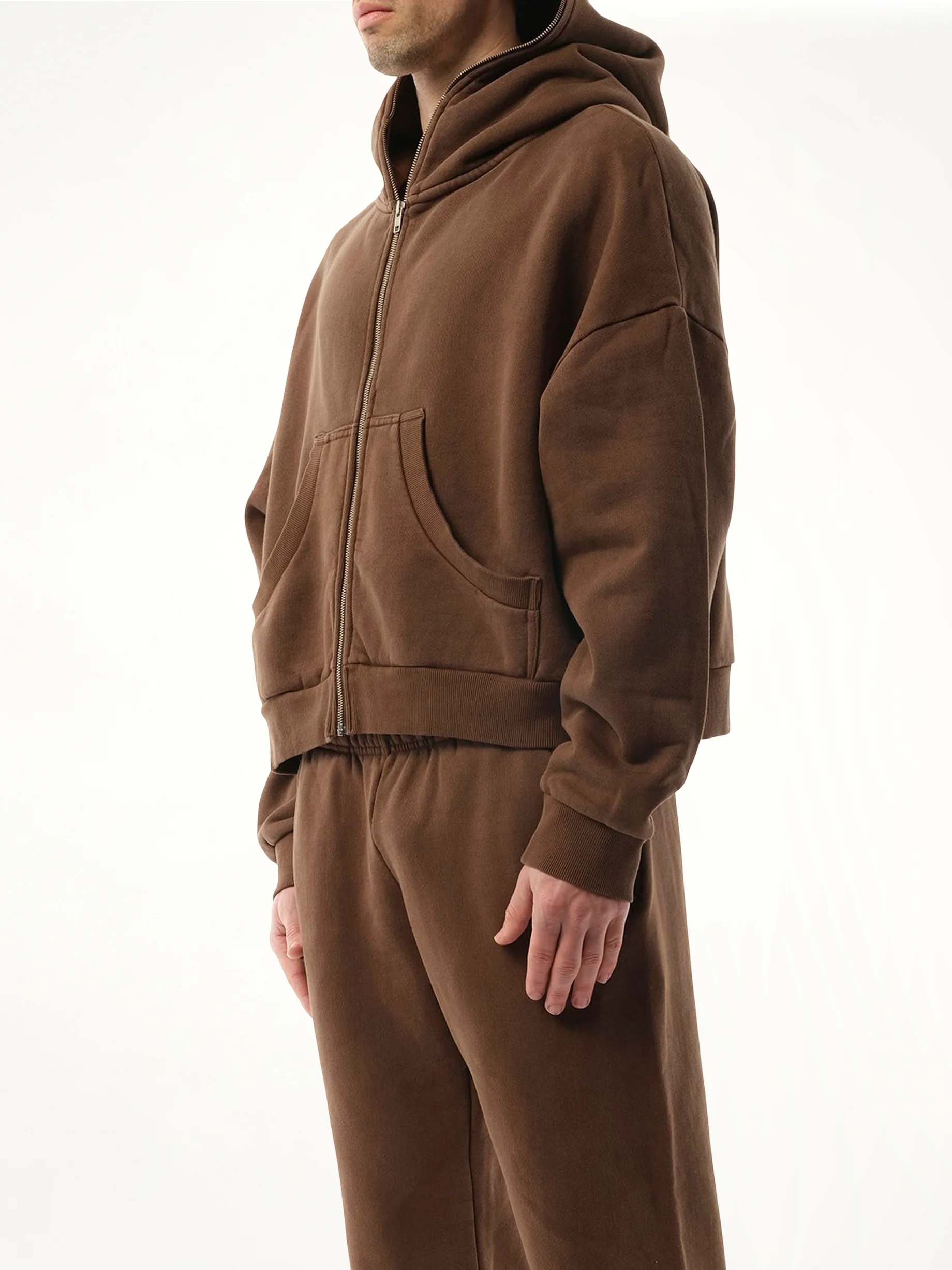 Eternal Zip Hoodie in Brunette - Image 5