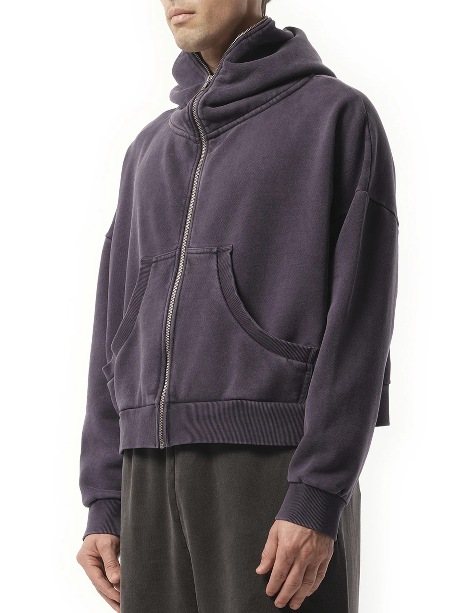 Eternal Zip Hoodie in Ink - Image 5