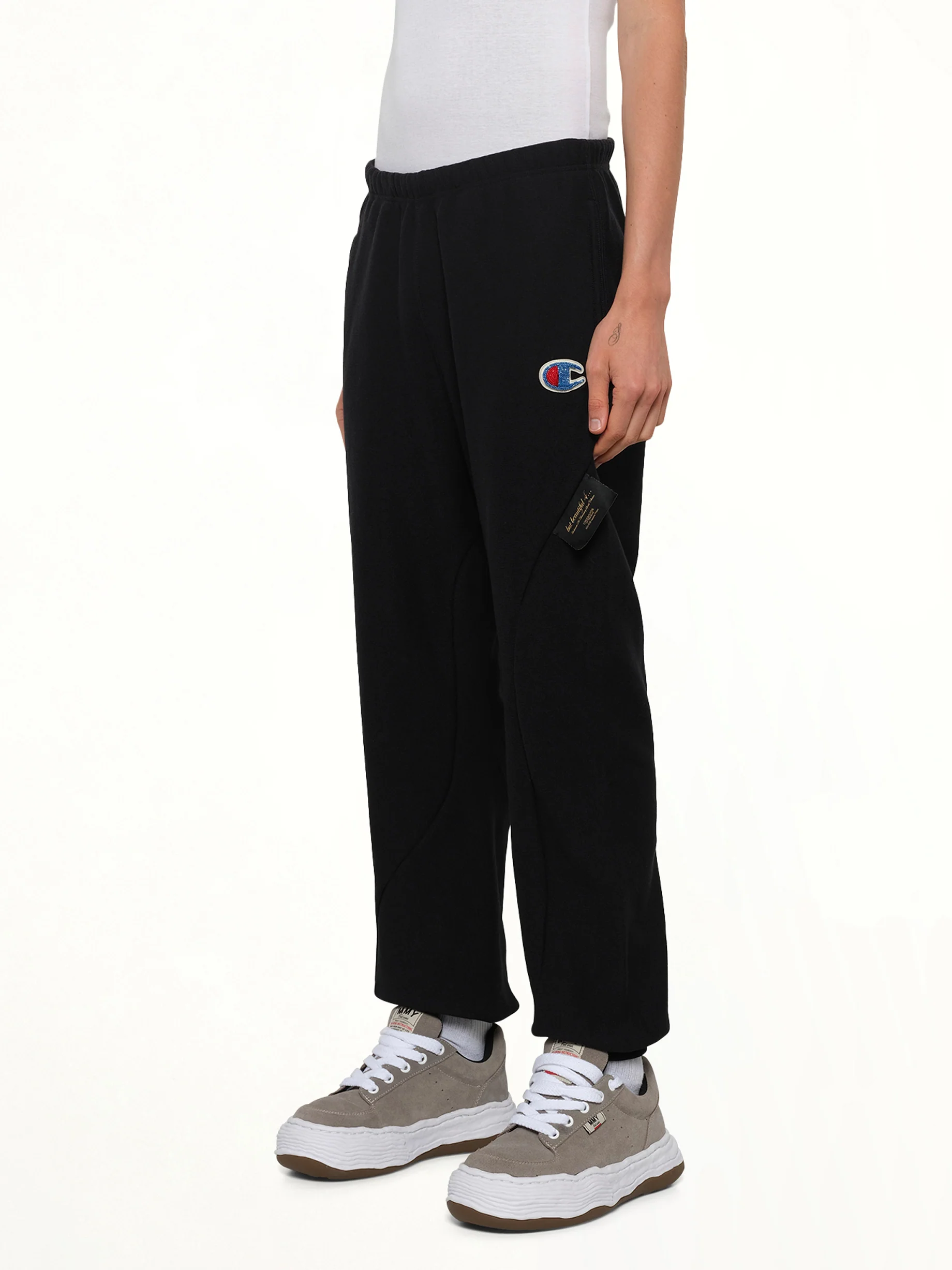 Undercover X Champion Sweatpants in Black - Image 3