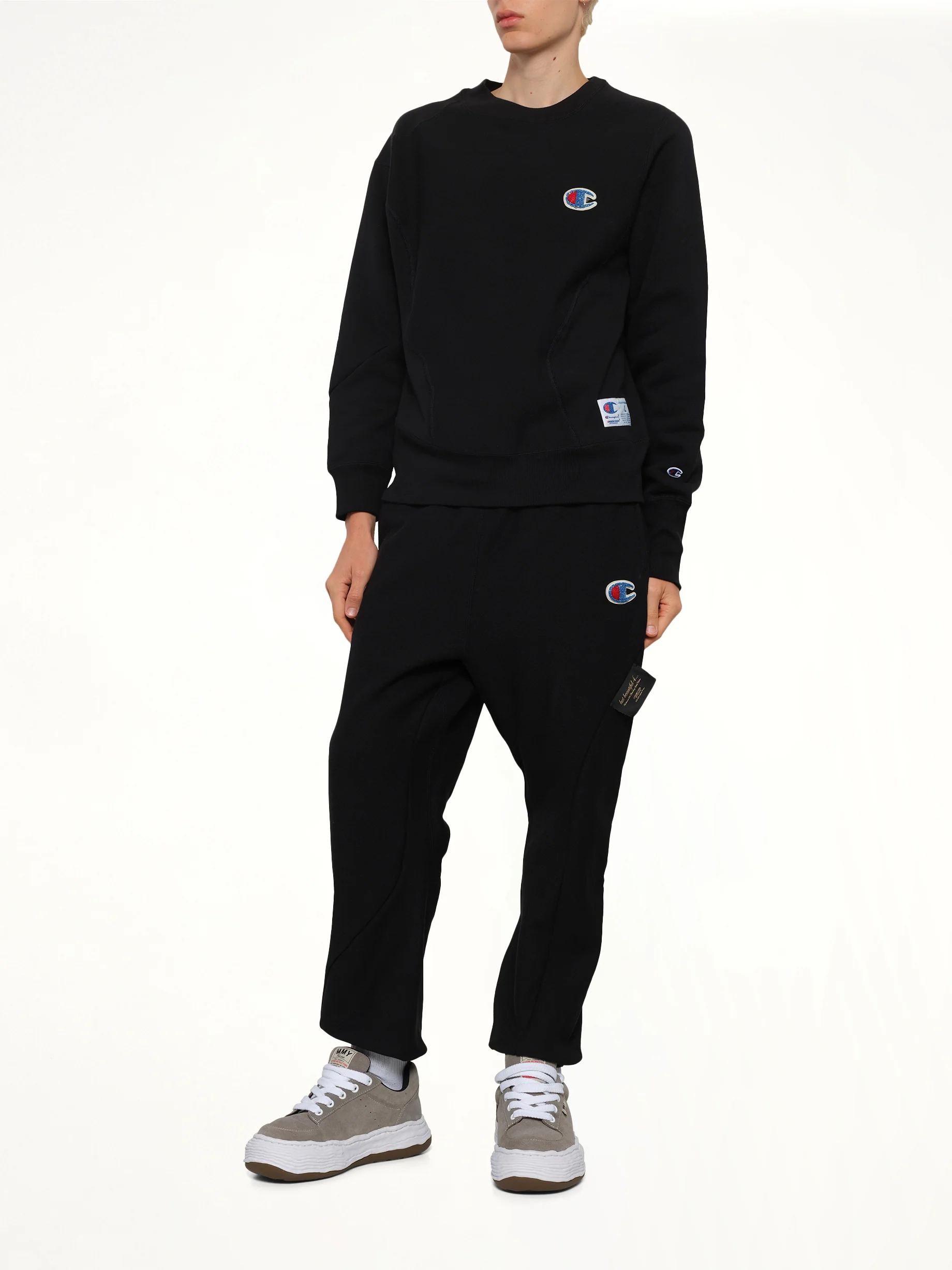 Undercover X Champion Sweatpants in Black - Image 4
