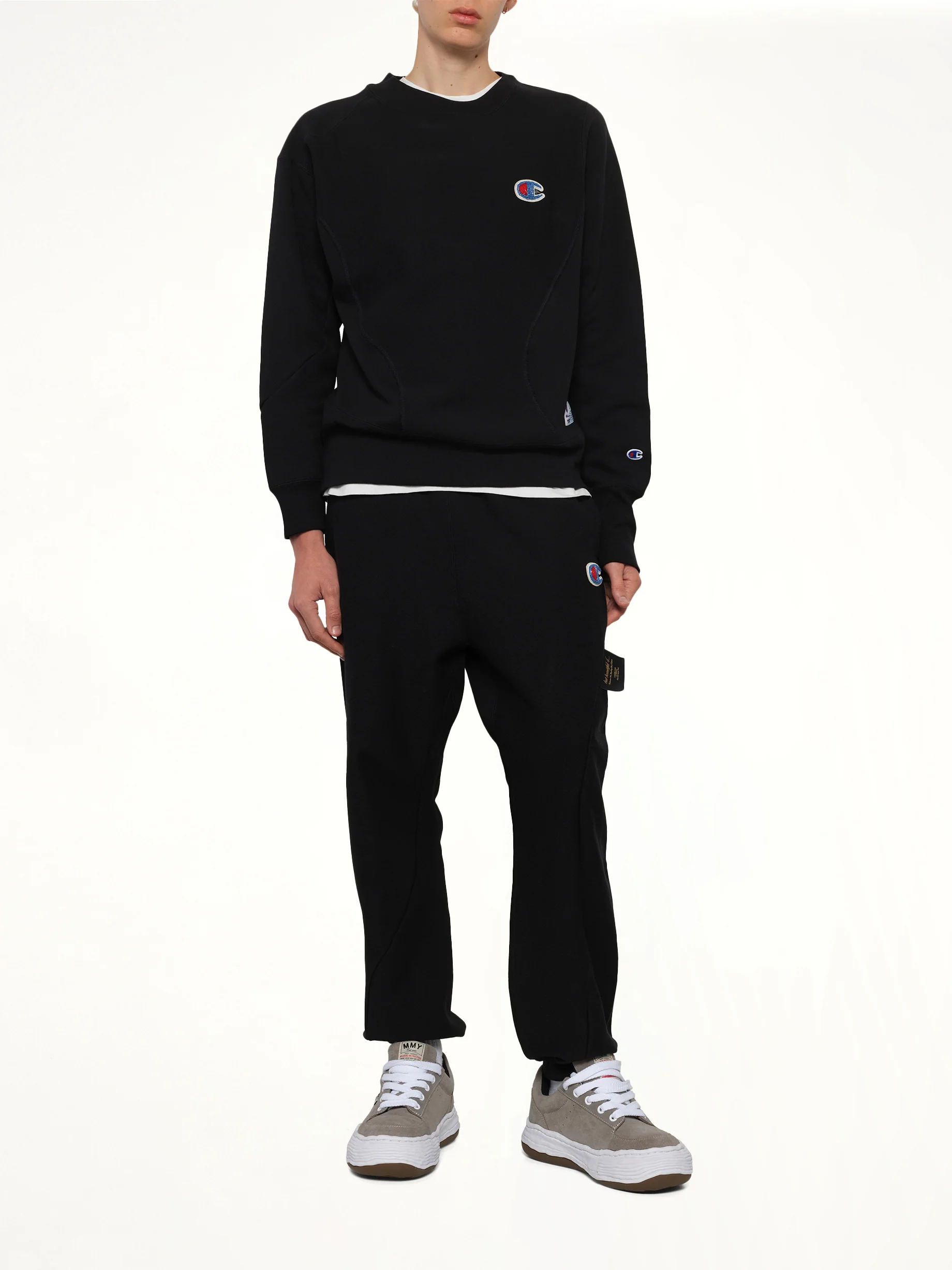 Undercover X Champion Sweatshirt in Black - Image 4