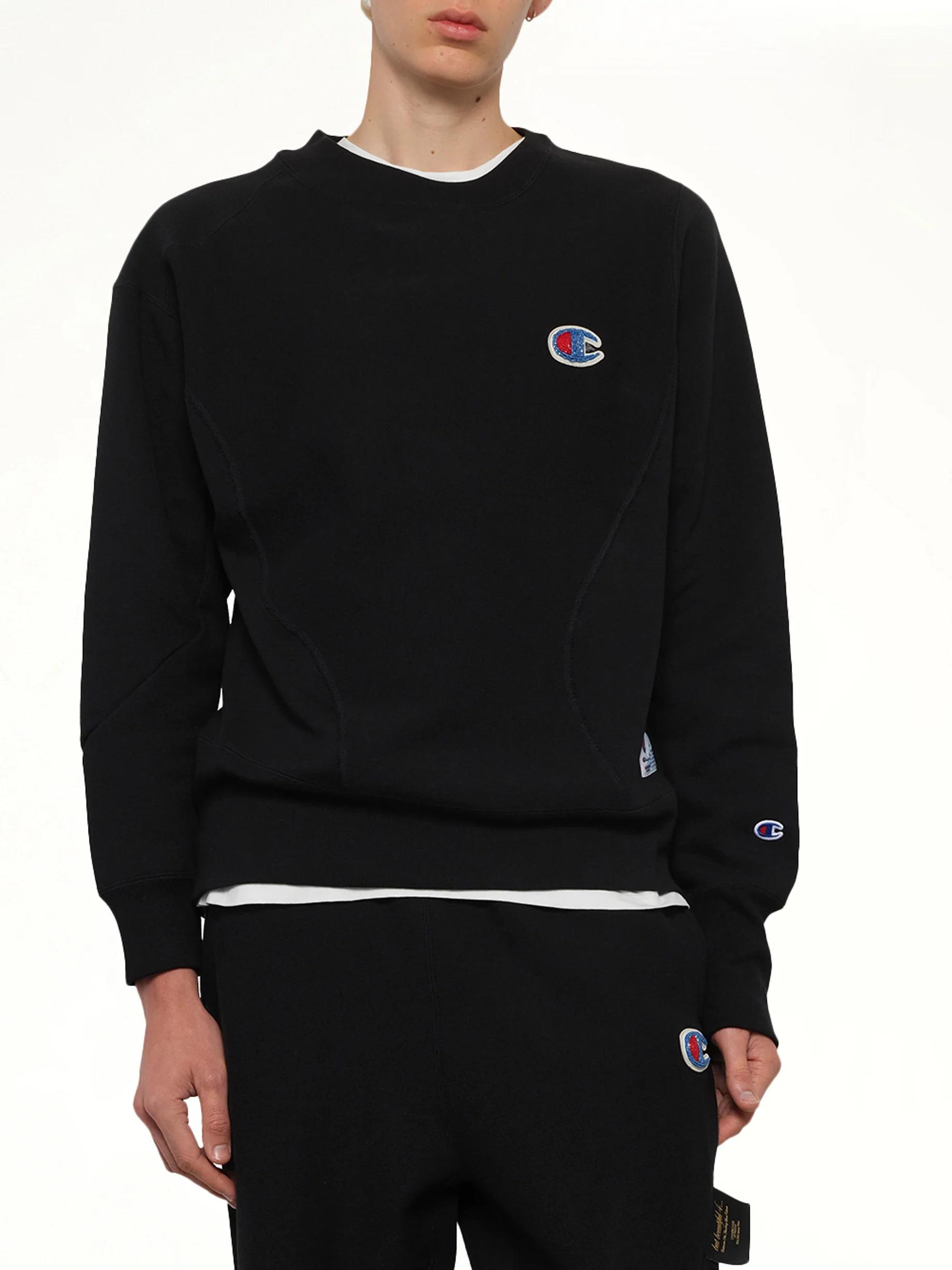 Undercover X Champion Sweatshirt in Black - Image 6