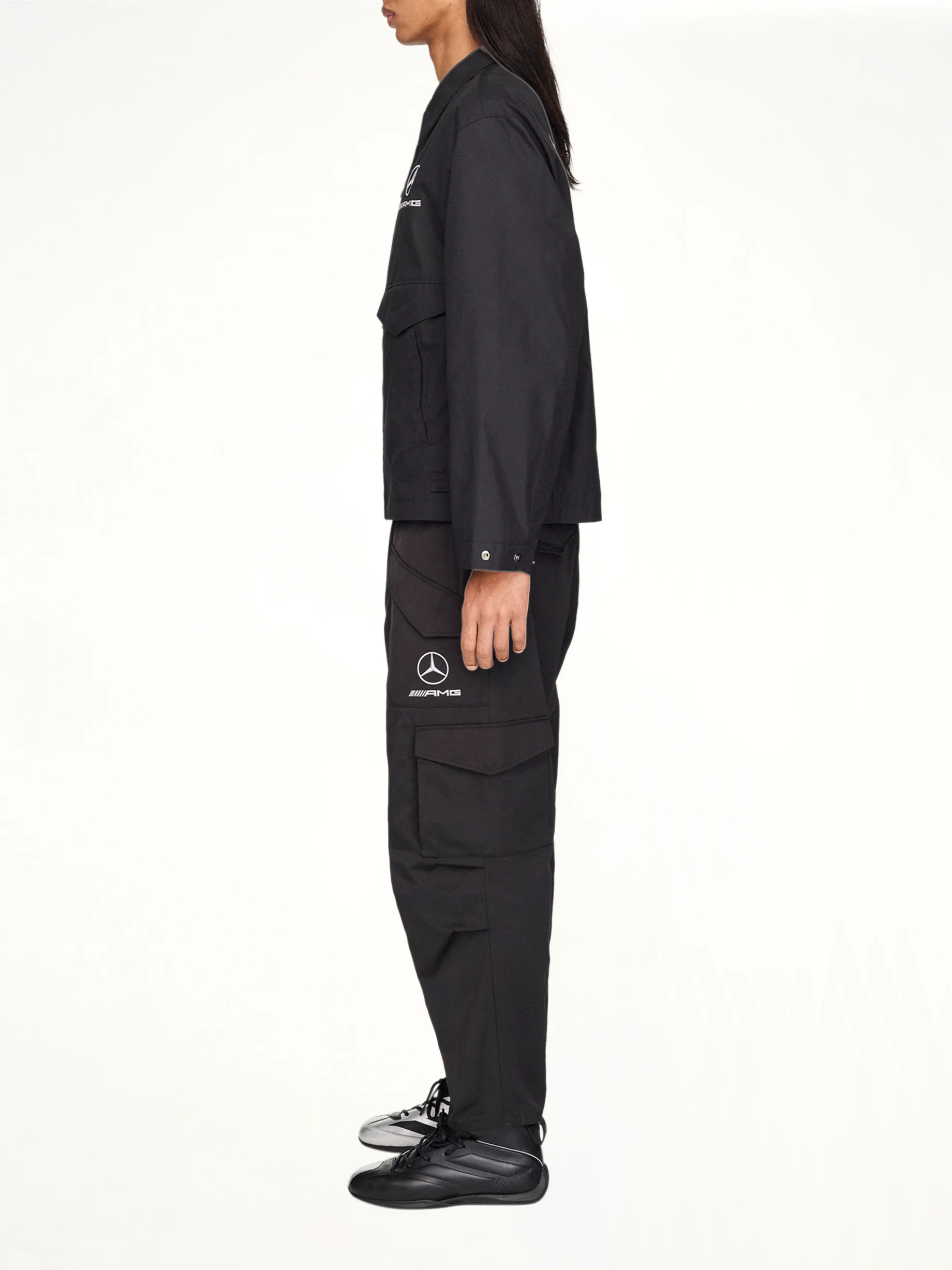 F1 Cargo Pants in Black - Image 7