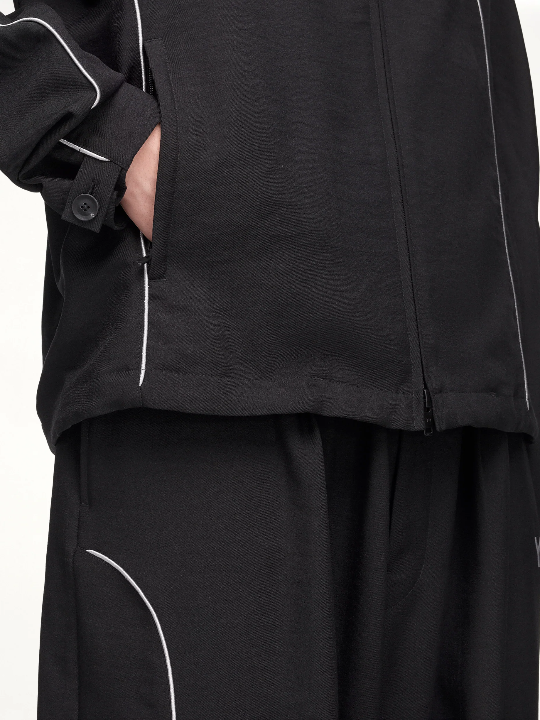 F1 Merch Team Jacket in Black - Image 3