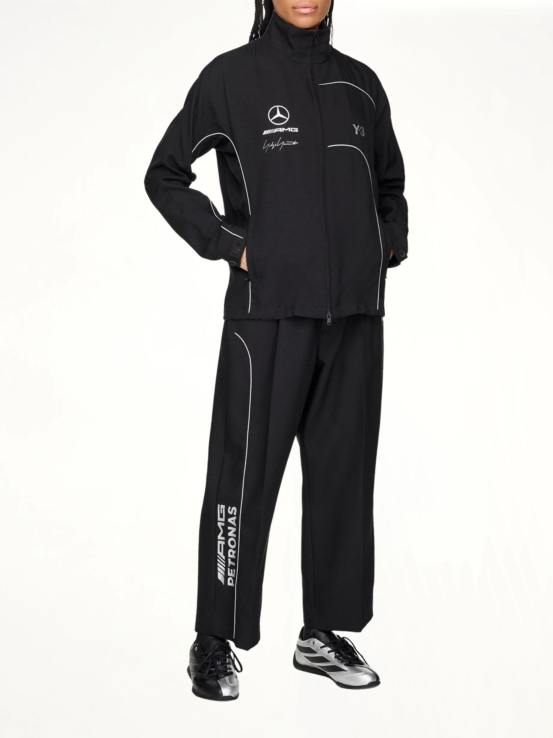 F1 Merch Team Jacket in Black - Image 4