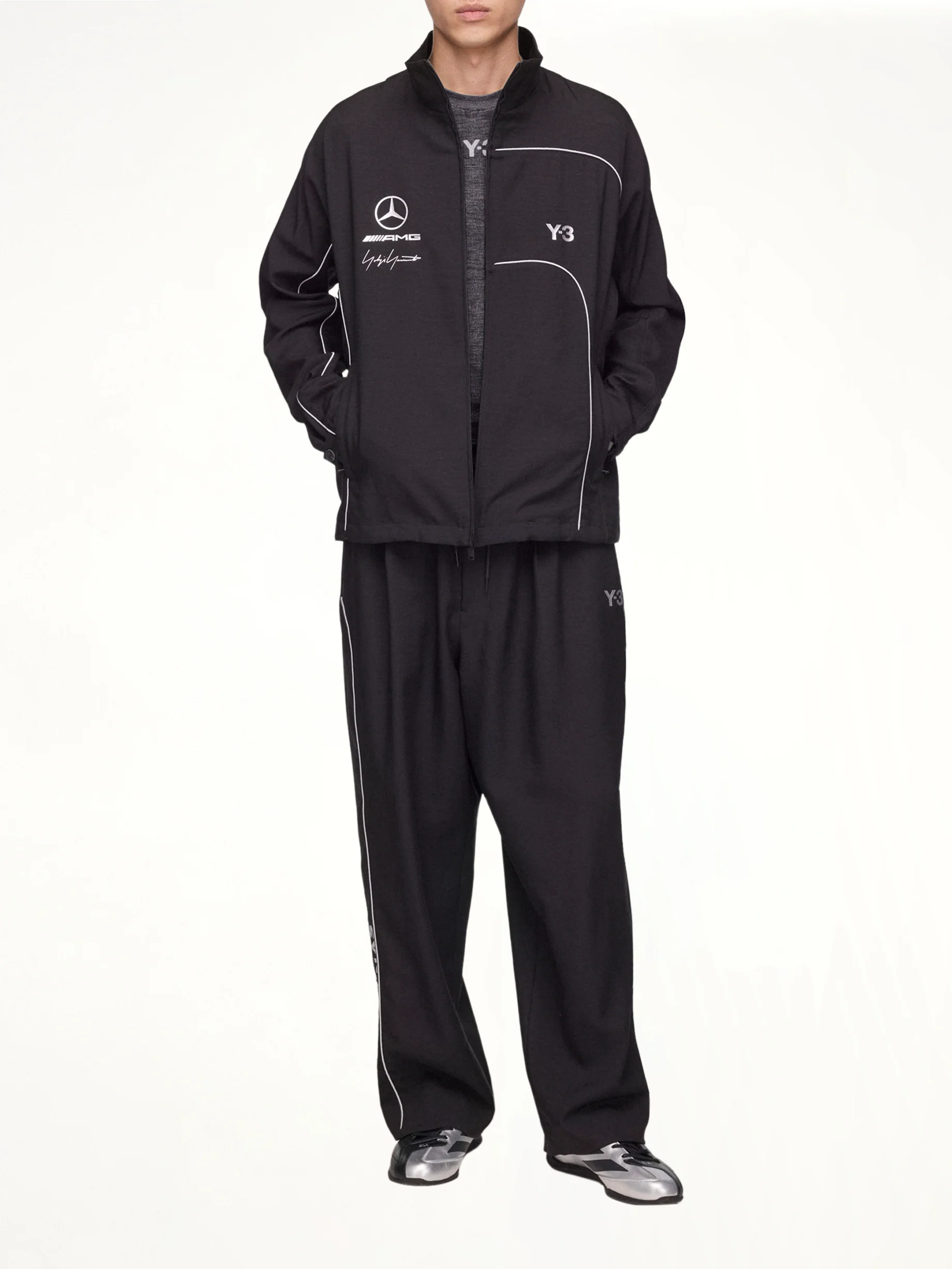 F1 Merch Team Jacket in Black - Image 7