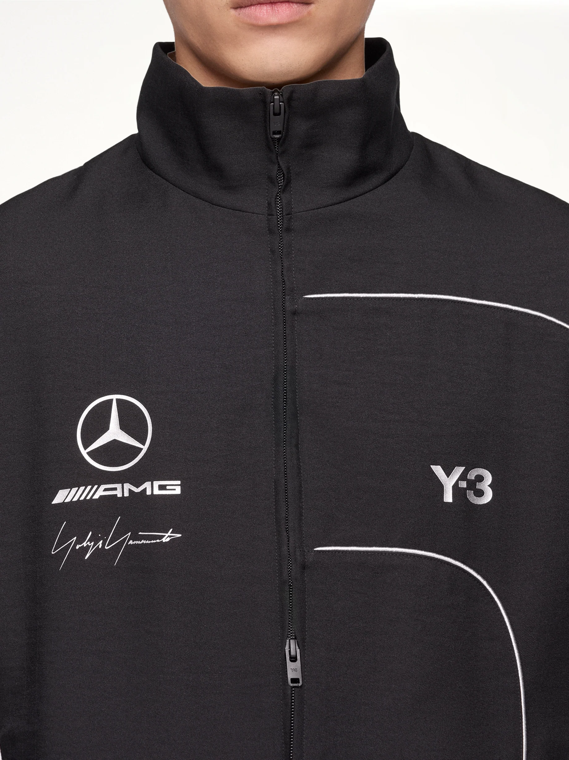 F1 Merch Team Jacket in Black - Image 9