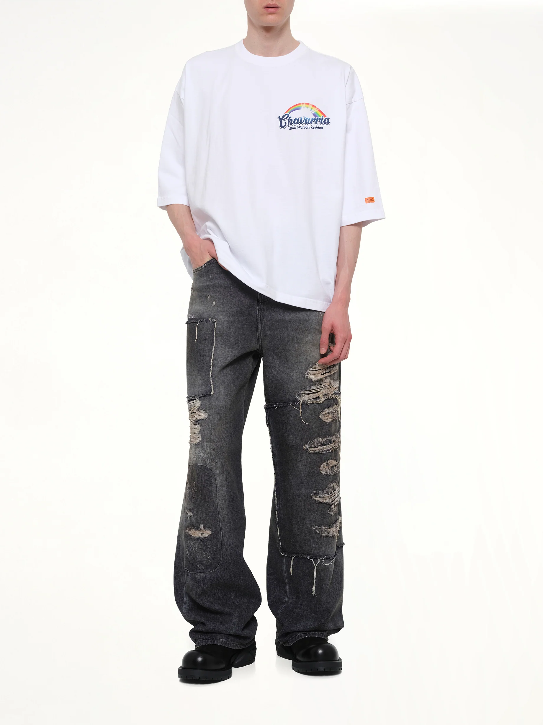 Fabuloso Buffalo T-Shirt in White - Image 4