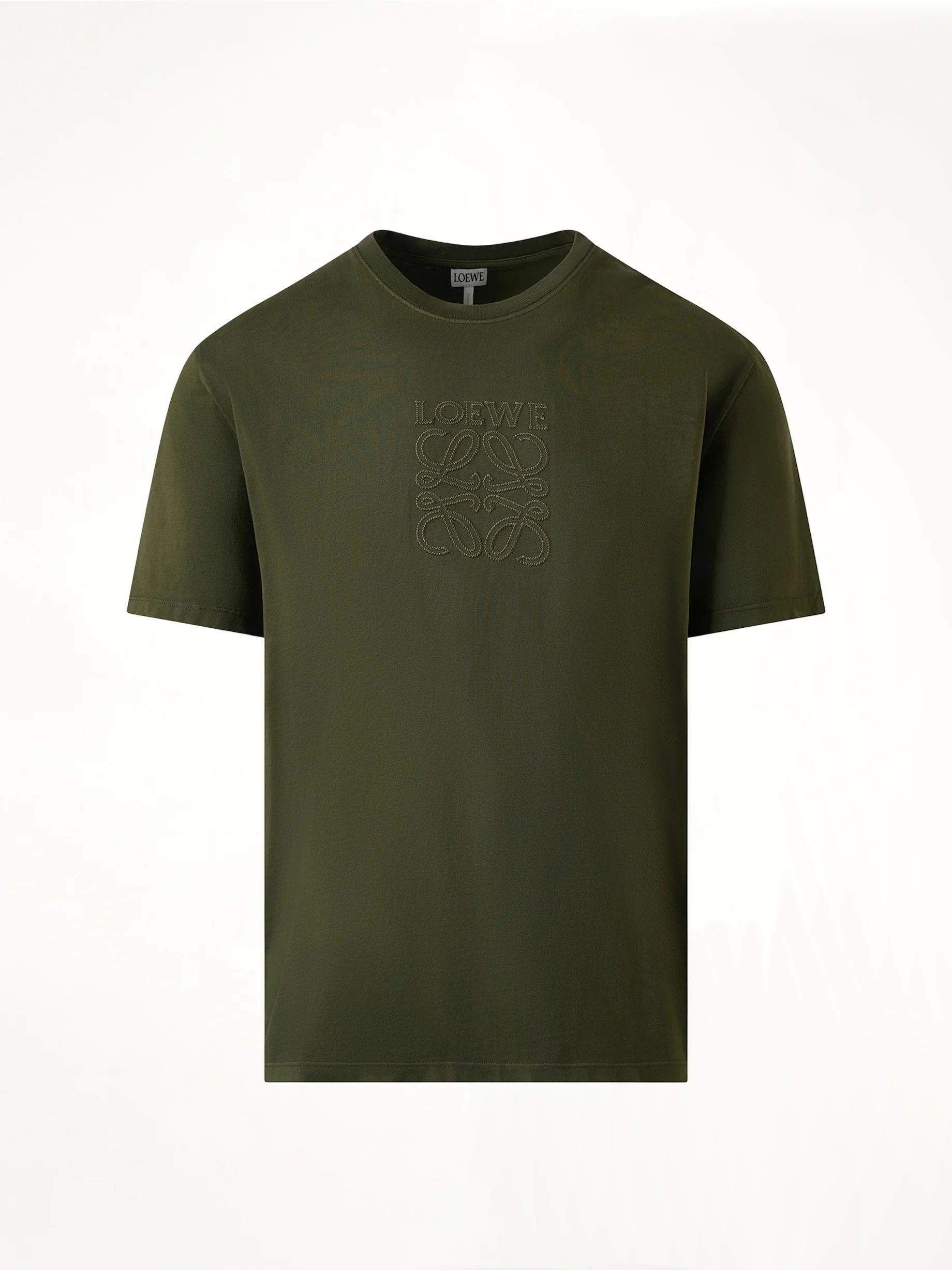 Faded Anagram T-Shirt in Khaki Green - Image 2