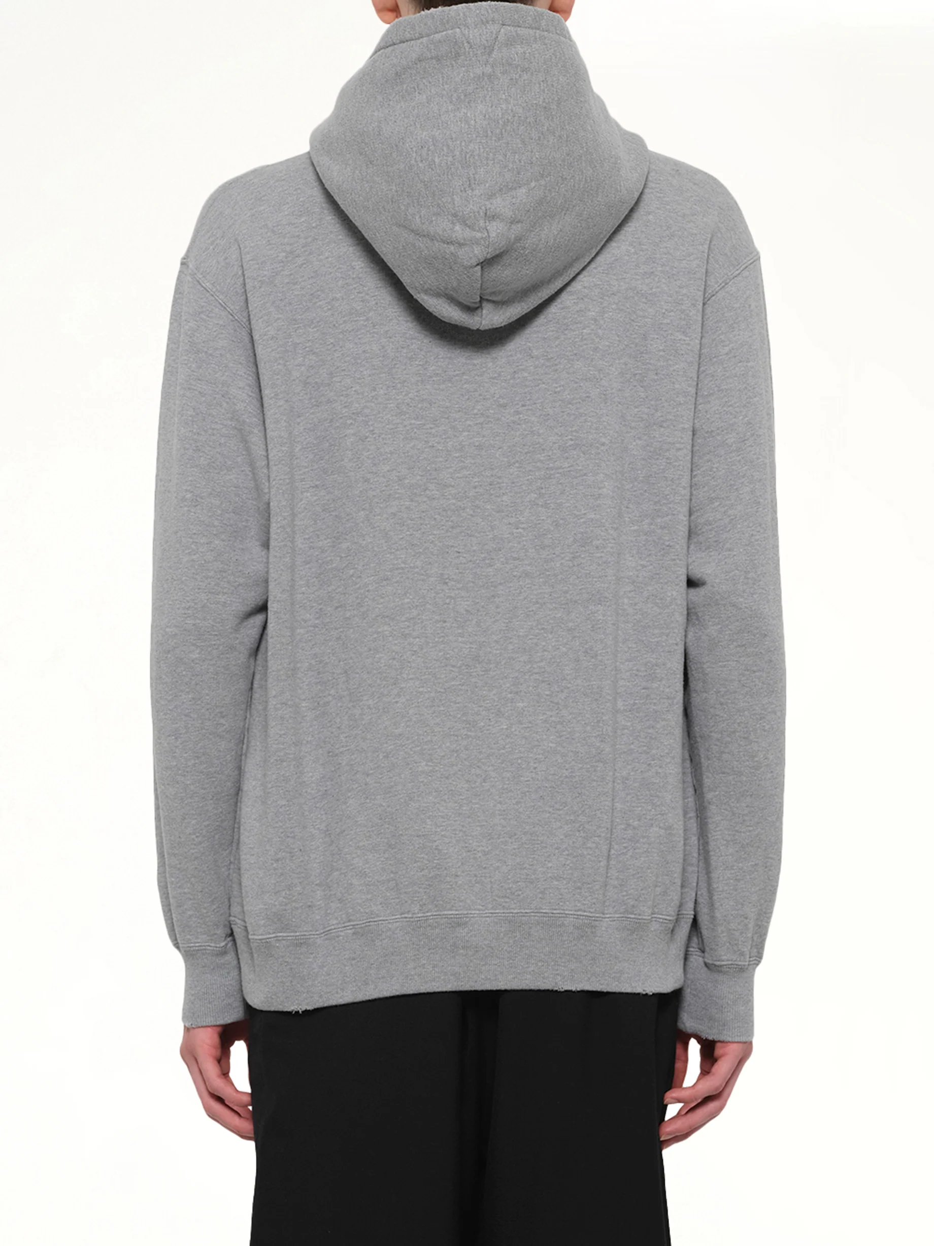 Faded Collegiate Hoodie in Grey Heather - Image 5