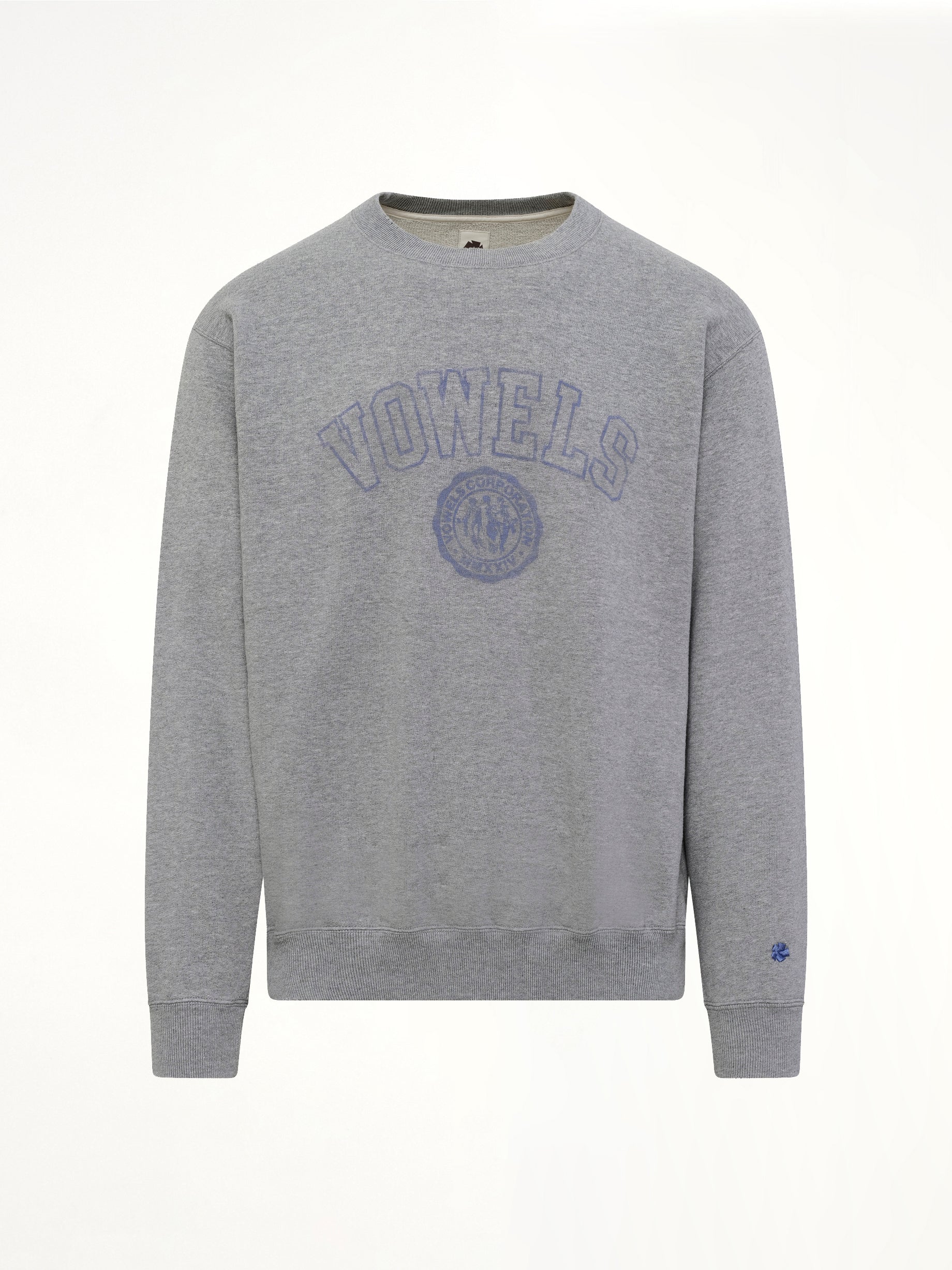 Faded Collegiate Sweatshirt in Grey Heather - Image 2