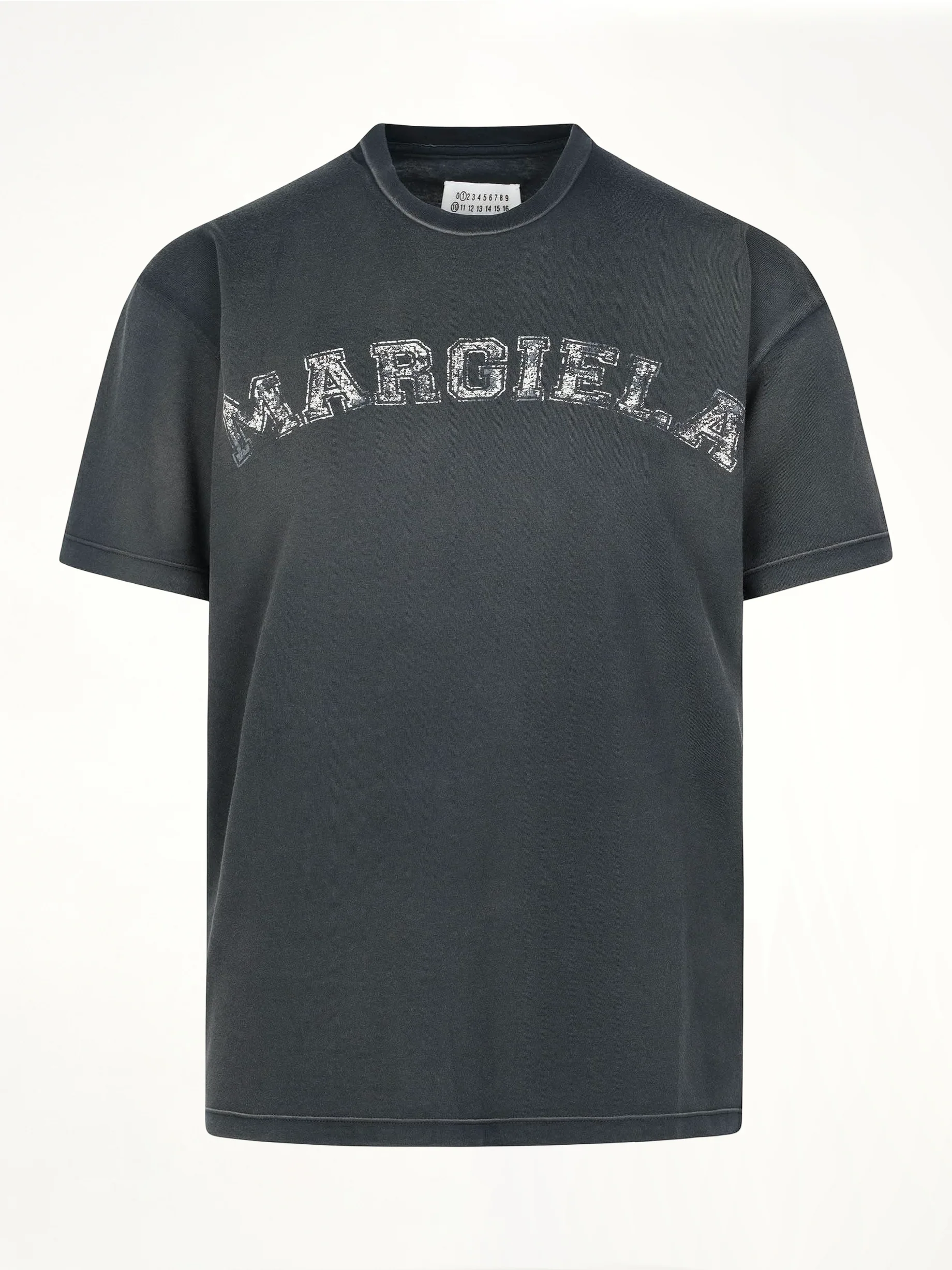 Faded Logo Relaxed Fit T-Shirt in Black