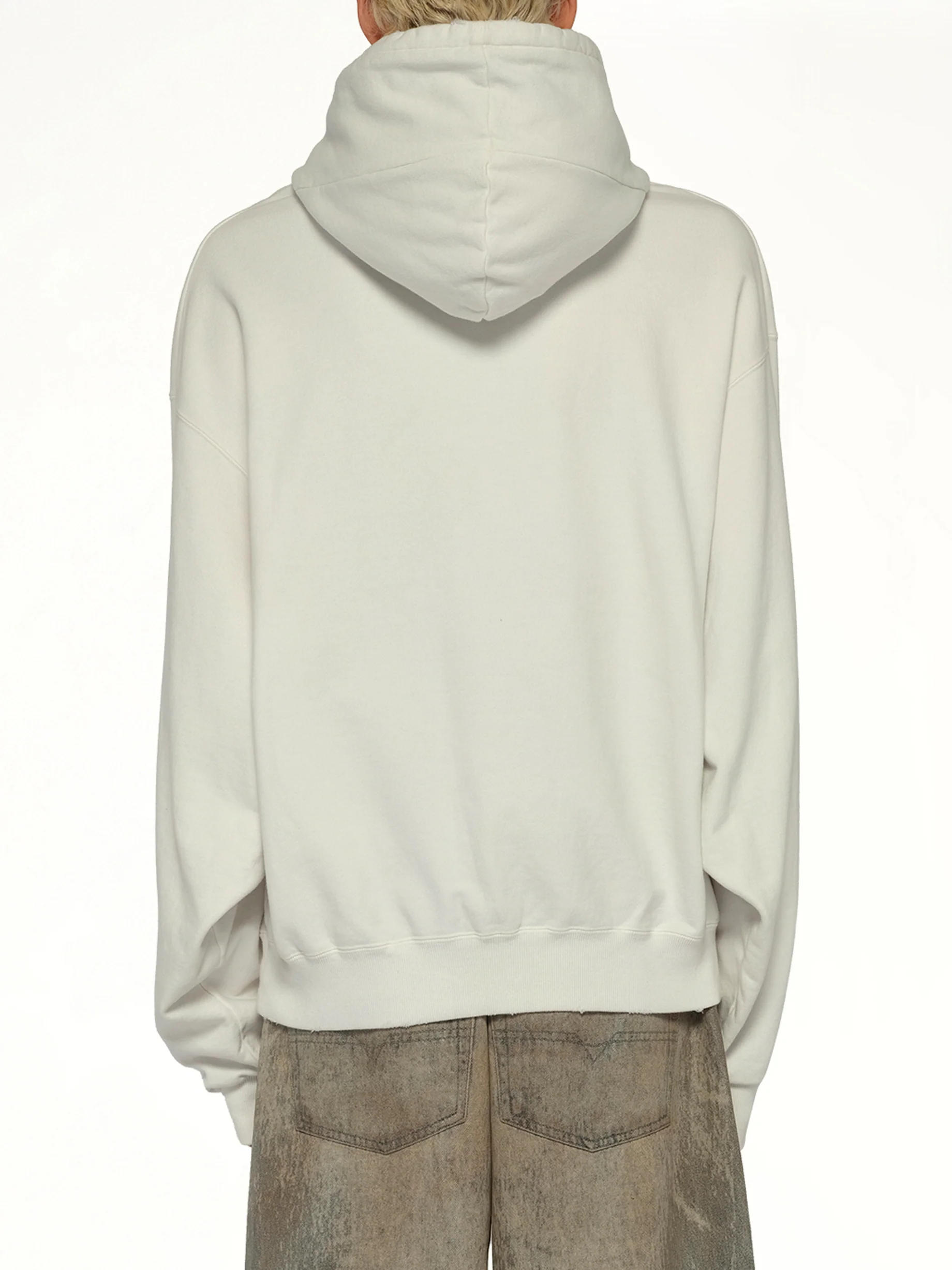 Farmes Magazine Cover Hoodie in White - Image 5