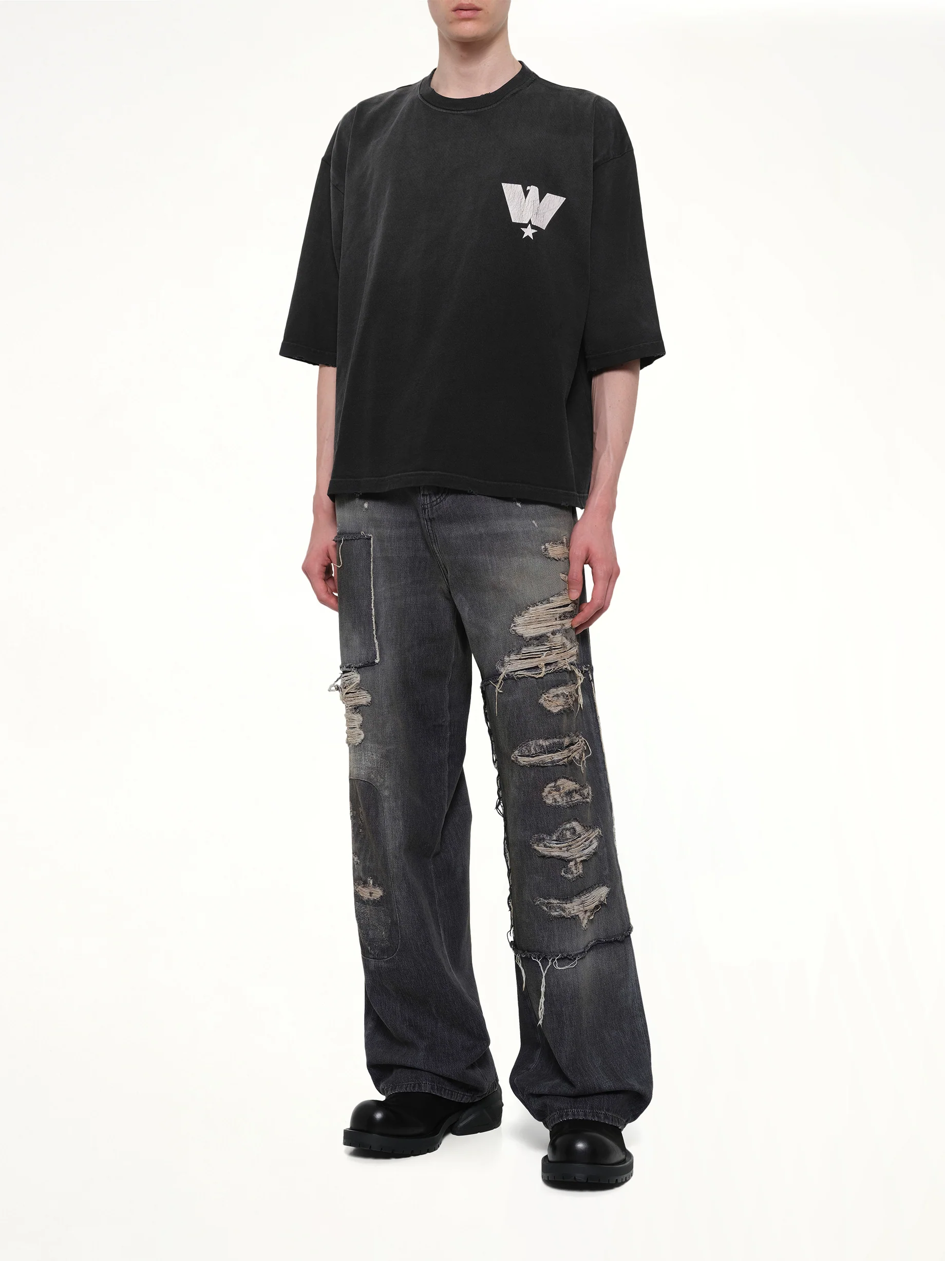 Fashion Service Association Buffalo T-Shirt in Black - Image 4