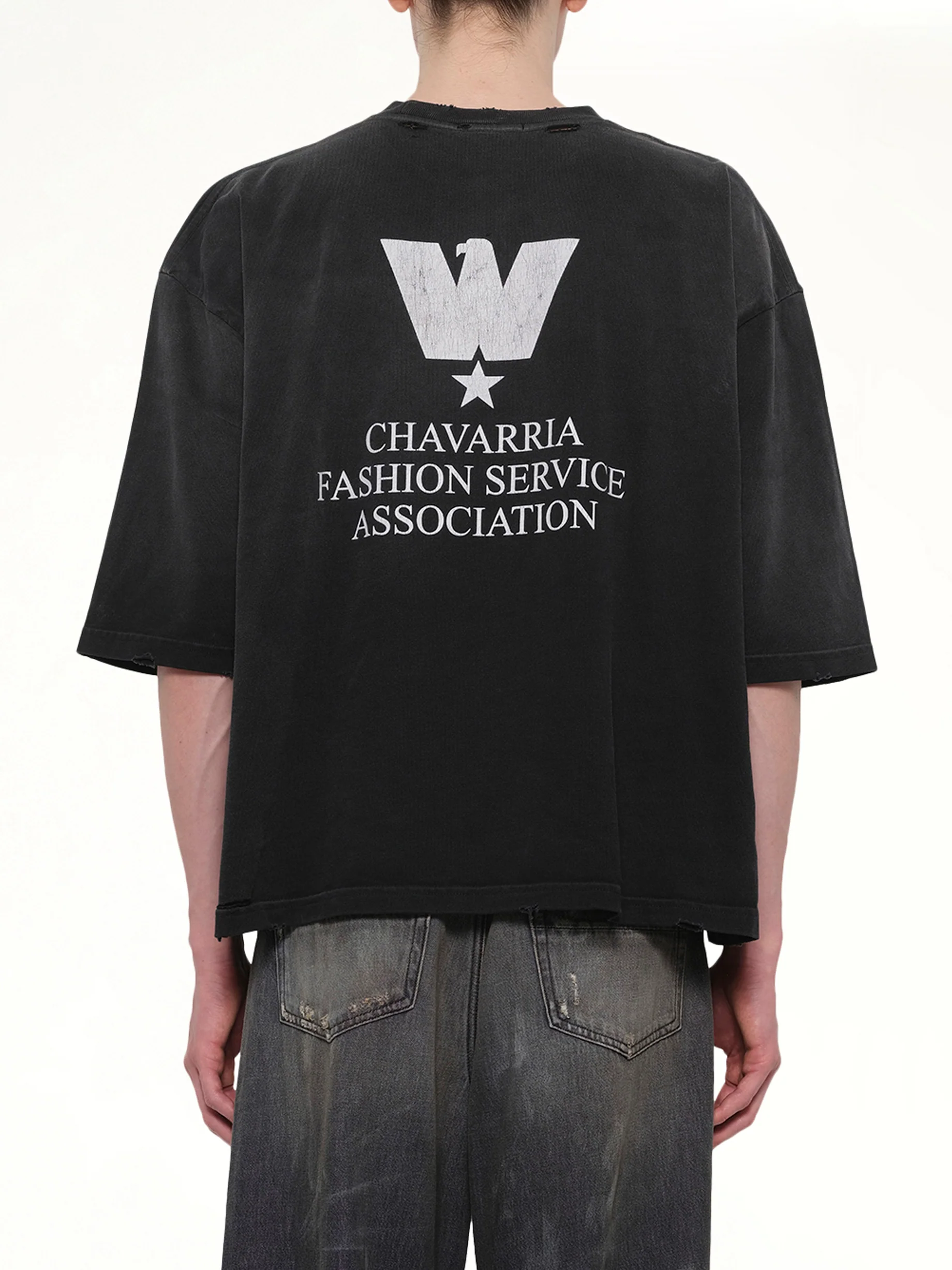 Fashion Service Association Buffalo T-Shirt in Black - Image 5