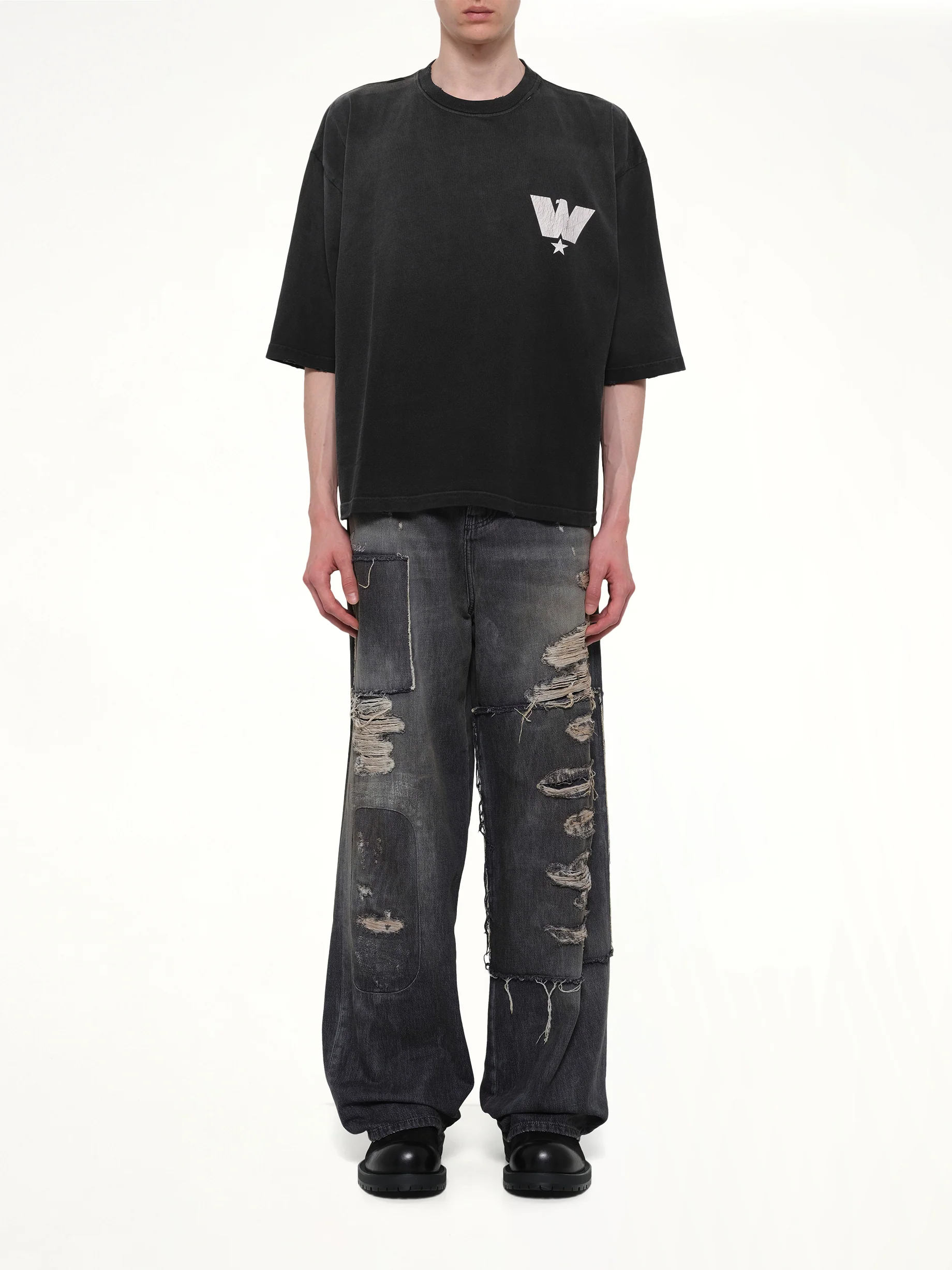 Fashion Service Association Buffalo T-Shirt in Black - Image 7