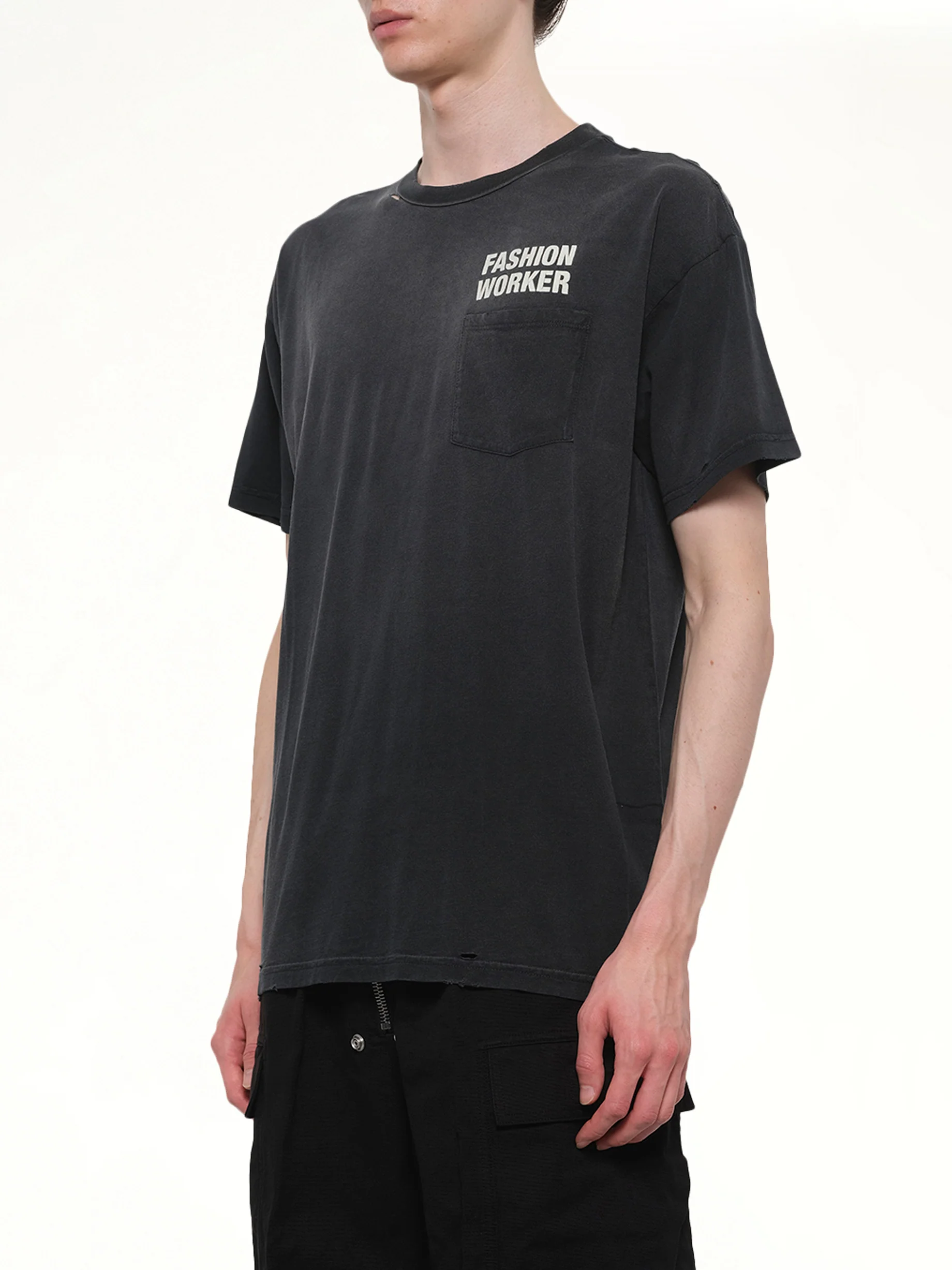 Fashion Worker Easy T-Shirt in Black - Image 3