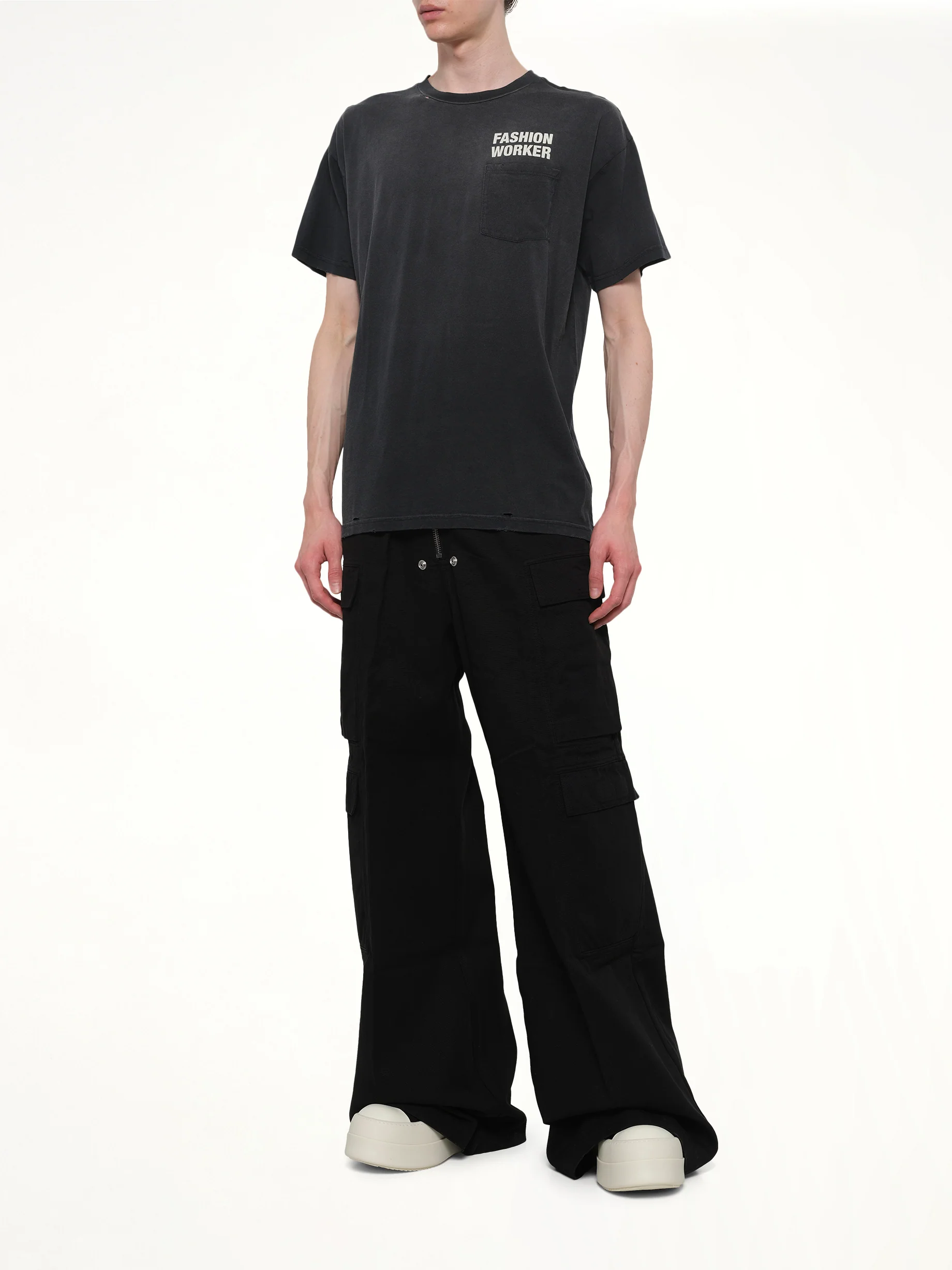 Fashion Worker Easy T-Shirt in Black - Image 4
