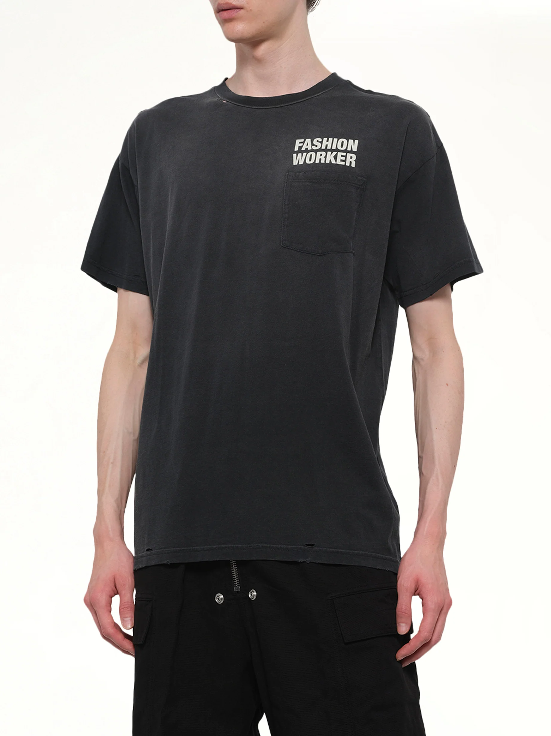 Fashion Worker Easy T-Shirt in Black - Image 6