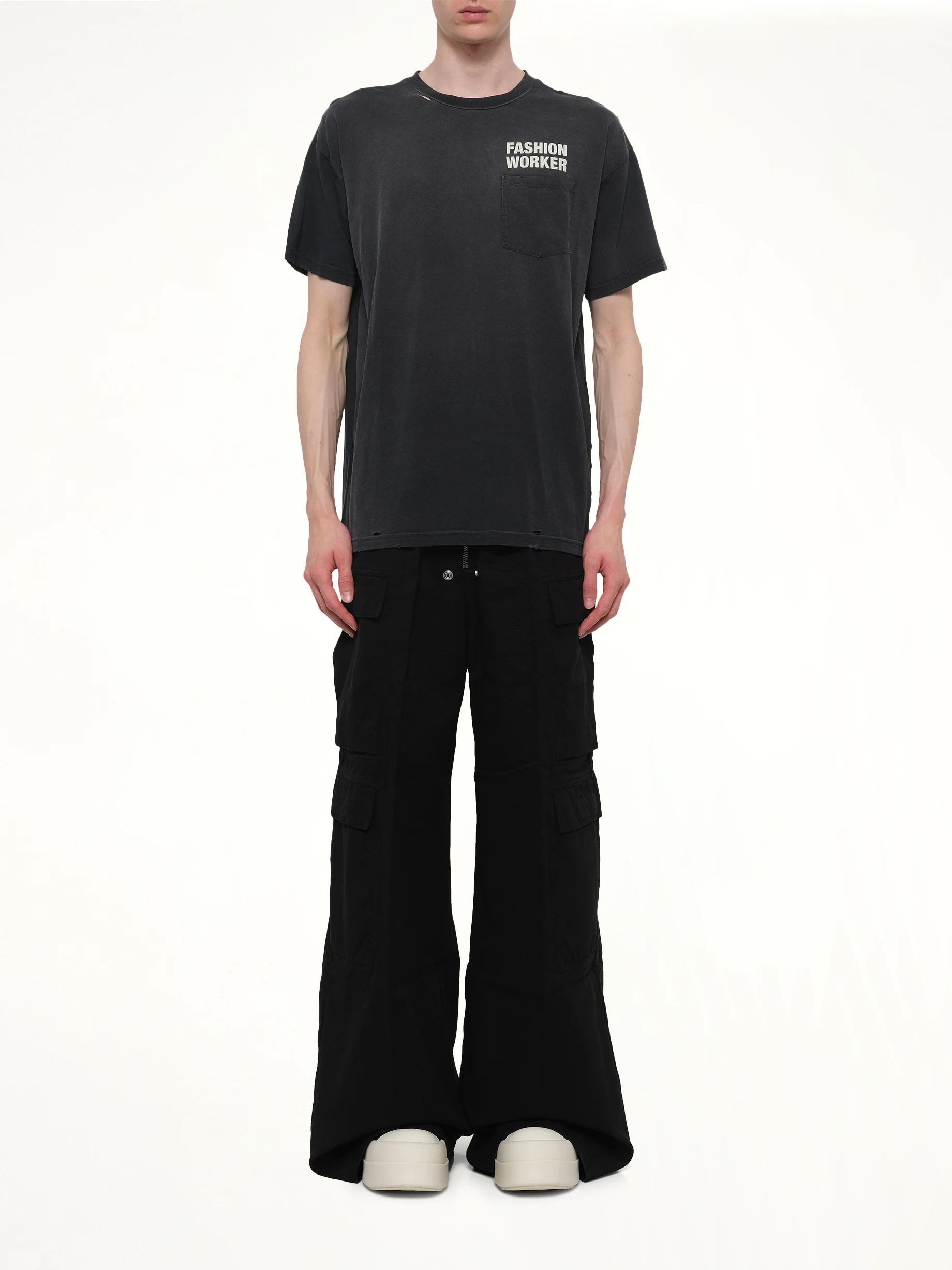 Fashion Worker Easy T-Shirt in Black - Image 7