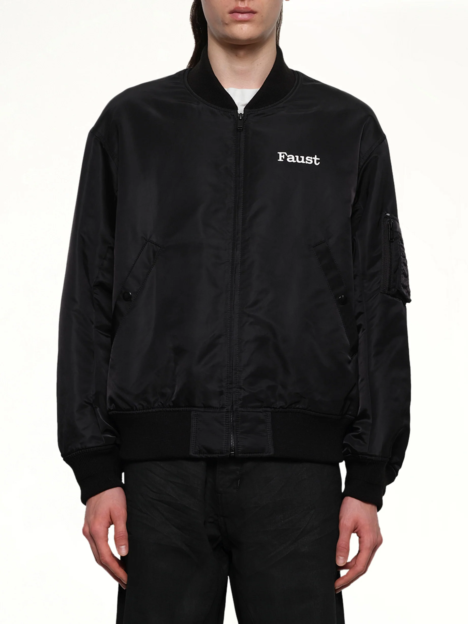 Faust Bomber Jacket in Black