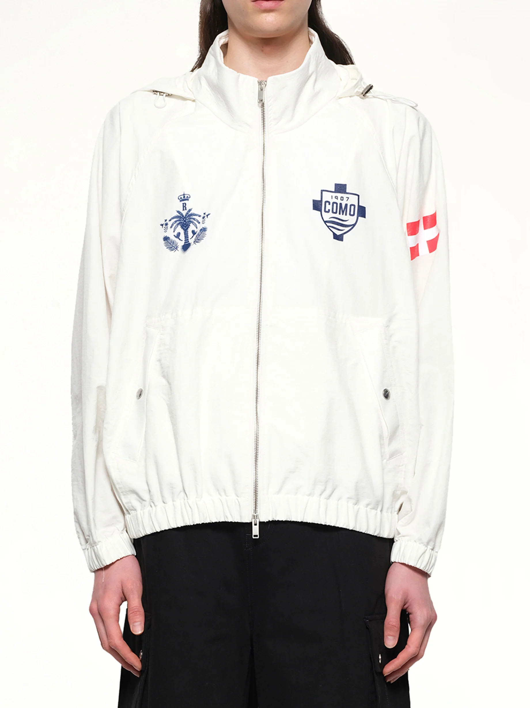 FC Como Track Jacket in White