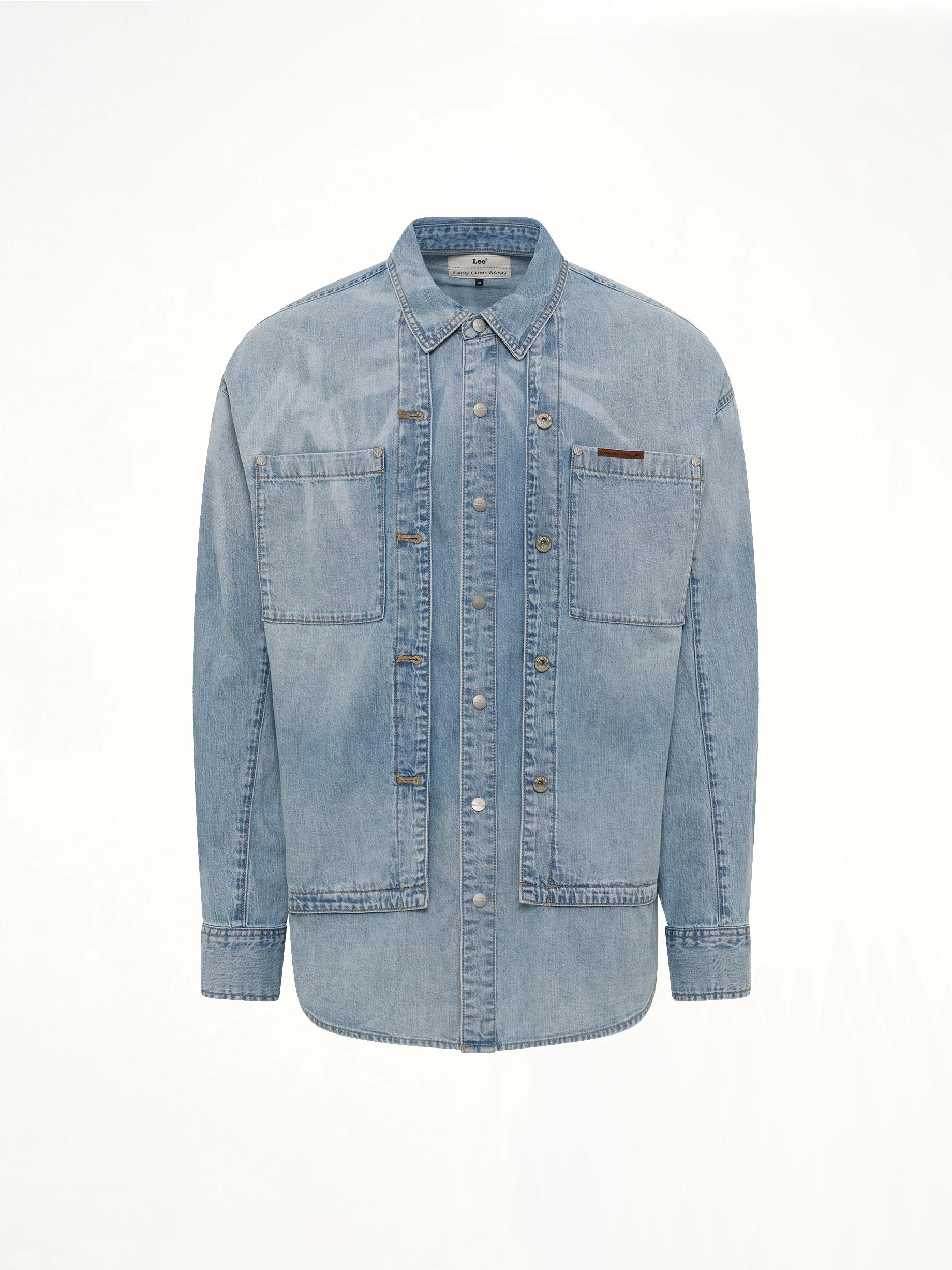 FCW x Lee Denim Shirt in Light Shade - Image 2