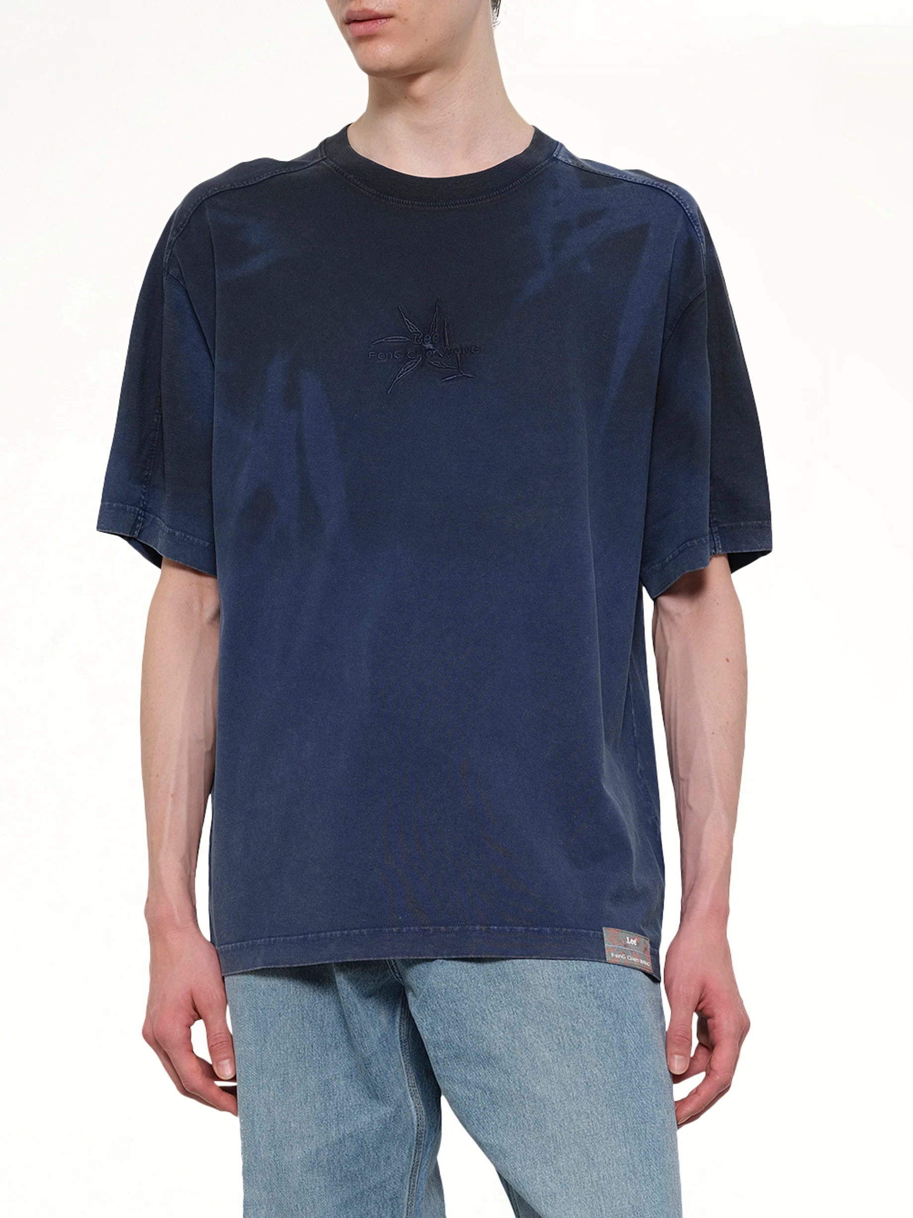 FCW x Lee T-Shirt in Navy - Image 6