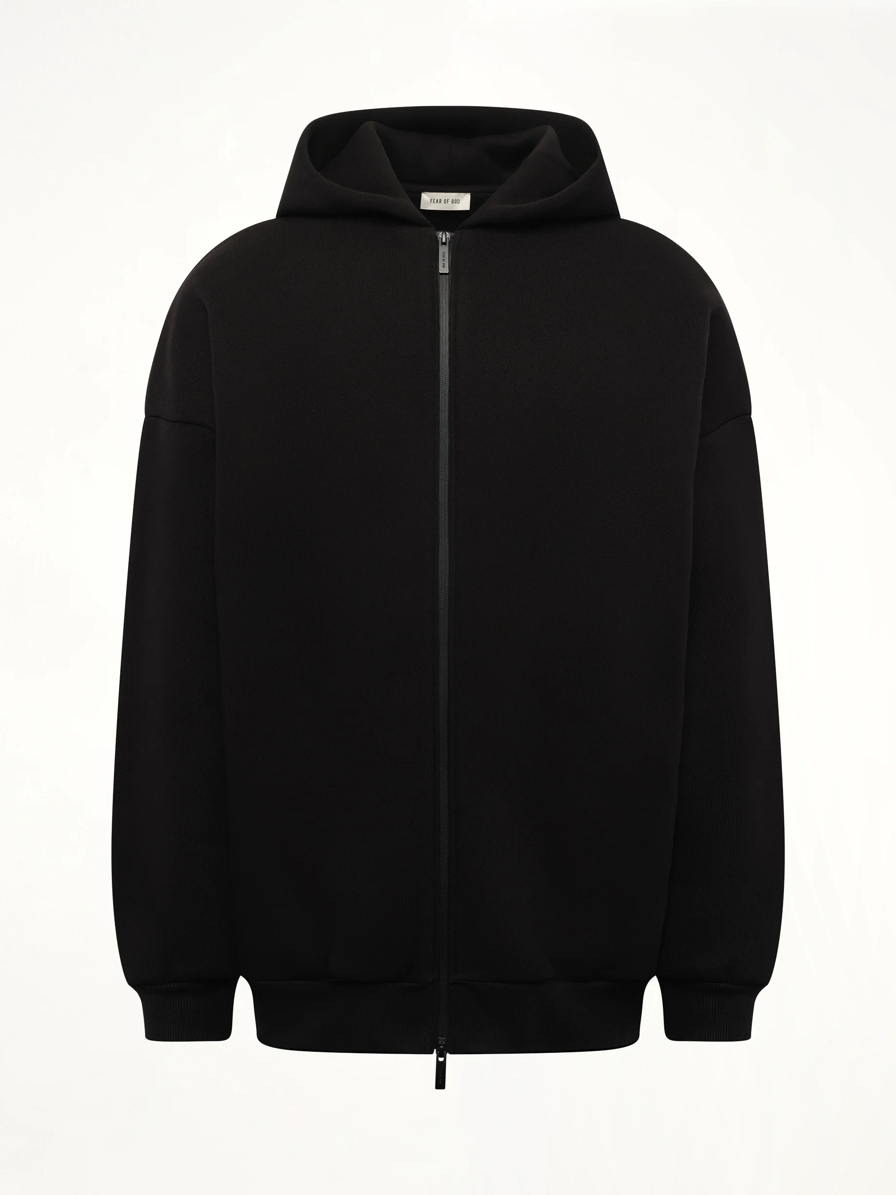 Zip Hoodie in Black - Image 2