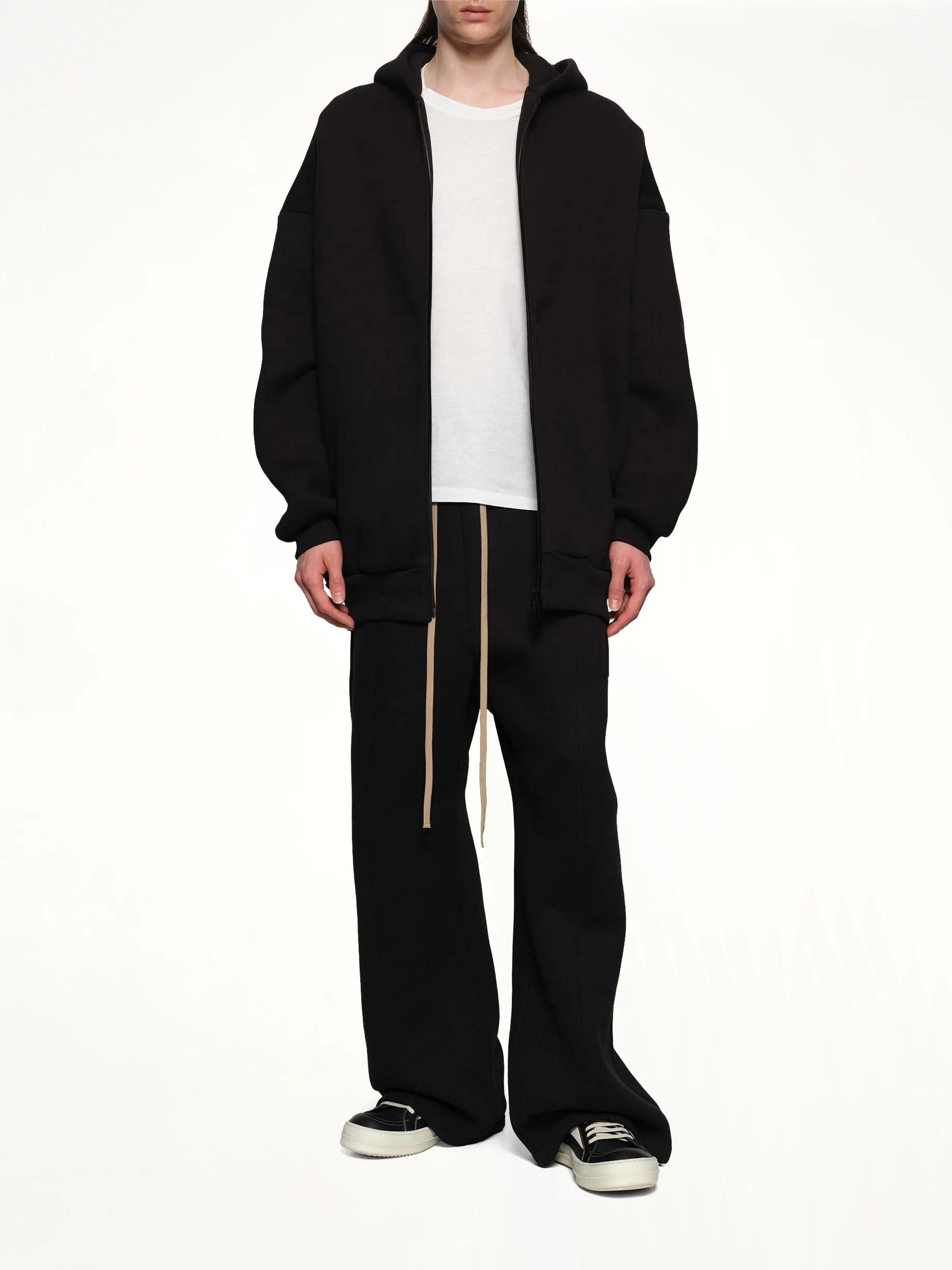 Zip Hoodie in Black - Image 4