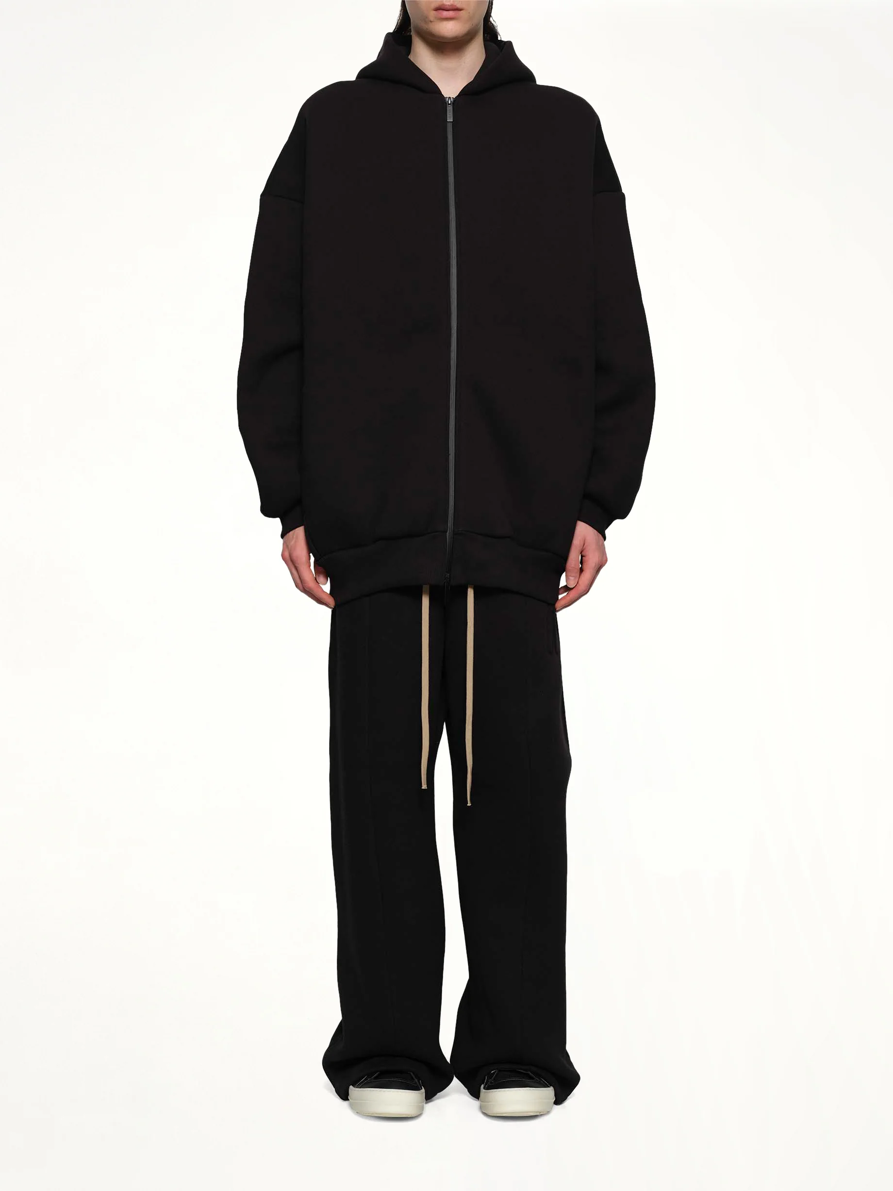 Zip Hoodie in Black - Image 7