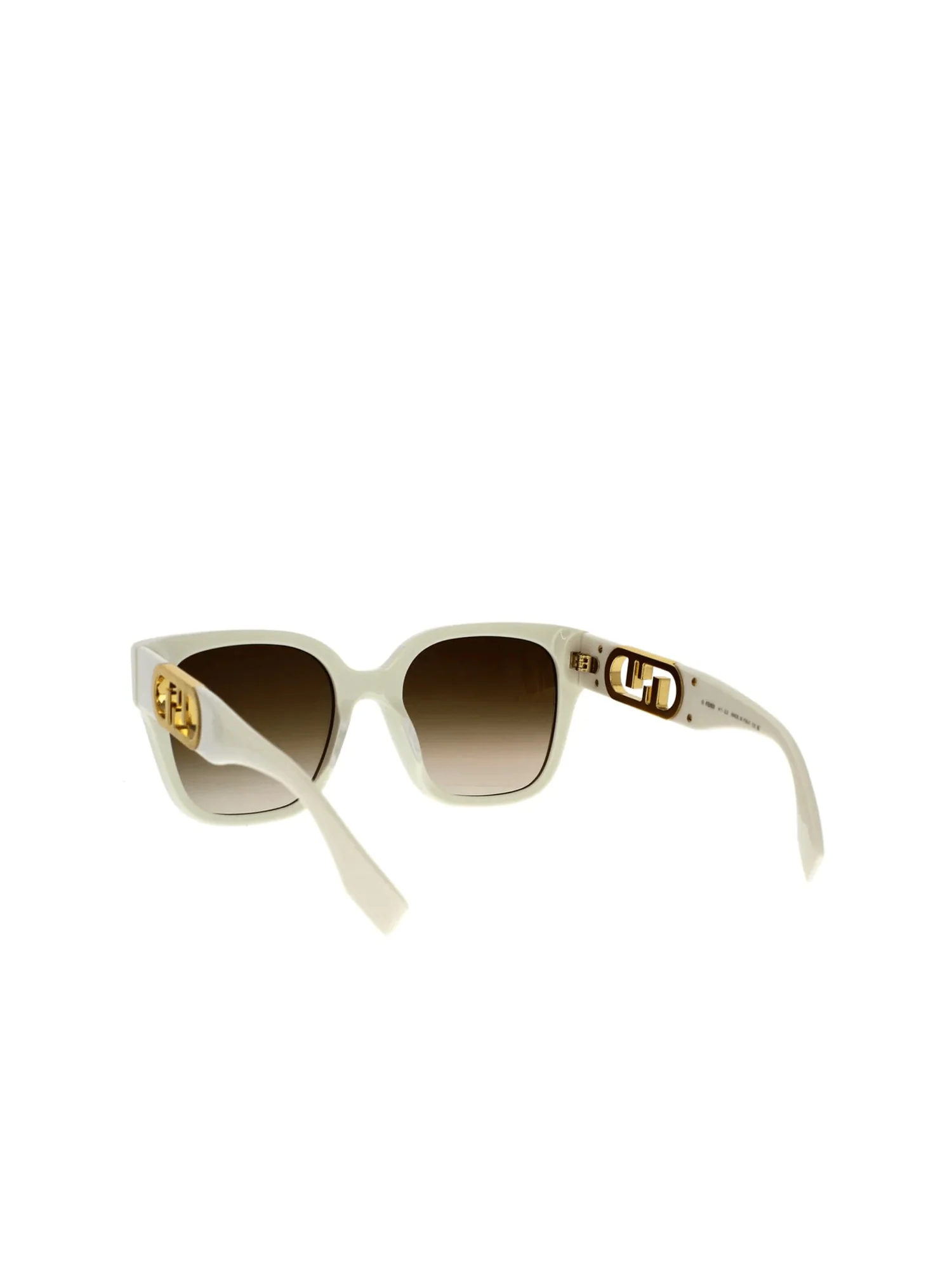 Fendi FE40063I 5425F Acetate Sunglasses in Ivory - Image 4