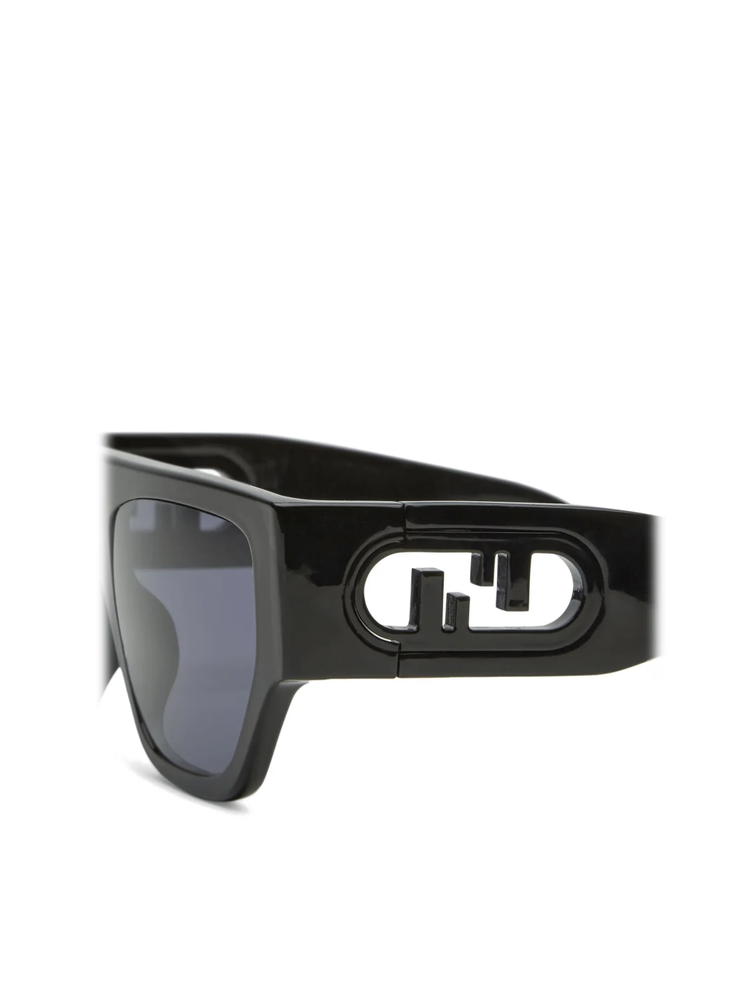 Fendi FE40108U 5401V Injected Sunglasses in Black/Blue - Image 3