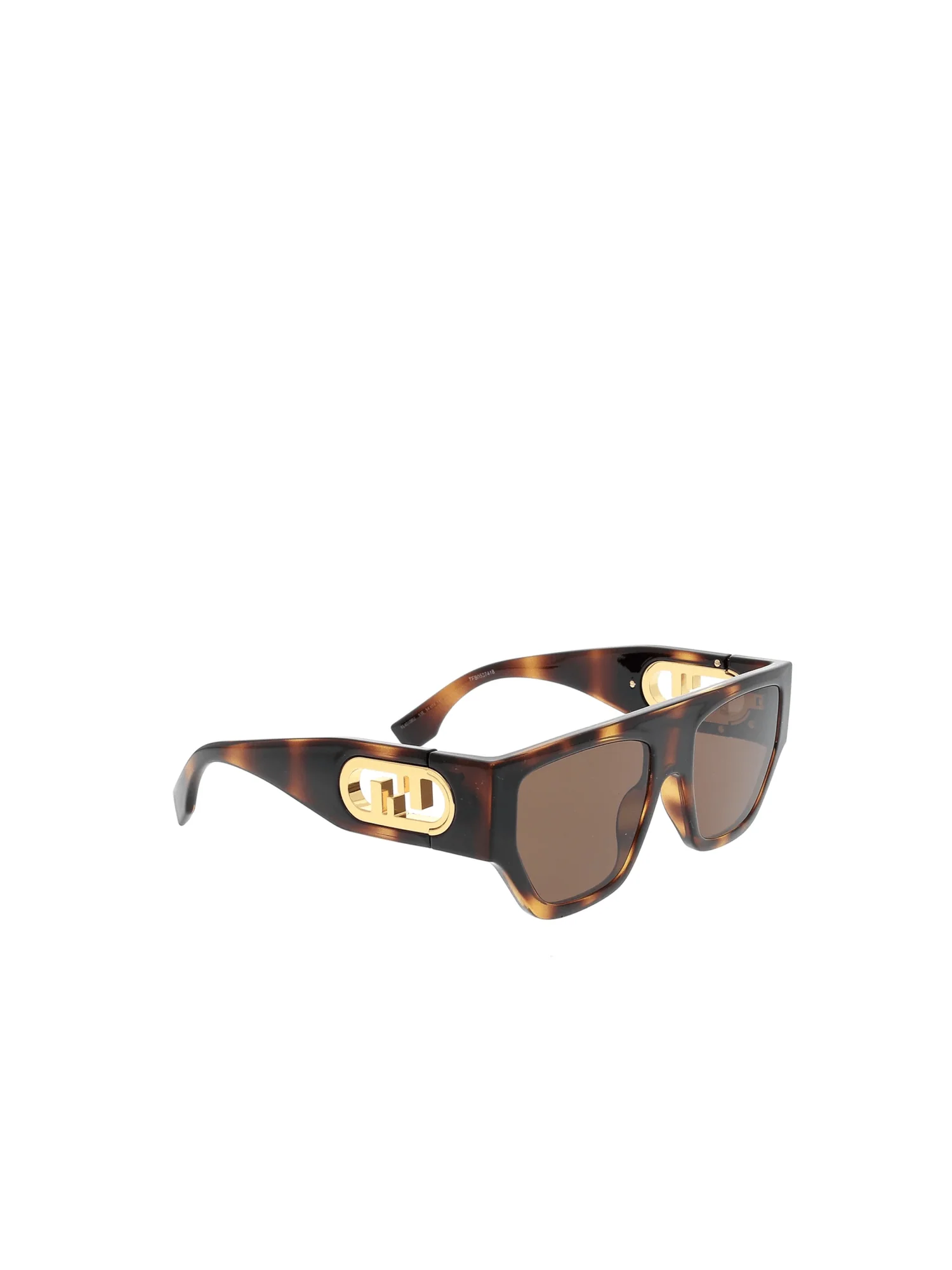 Fendi FE40108U 5453E Injected Sunglasses in Blonde Havana/Brown - Image 2
