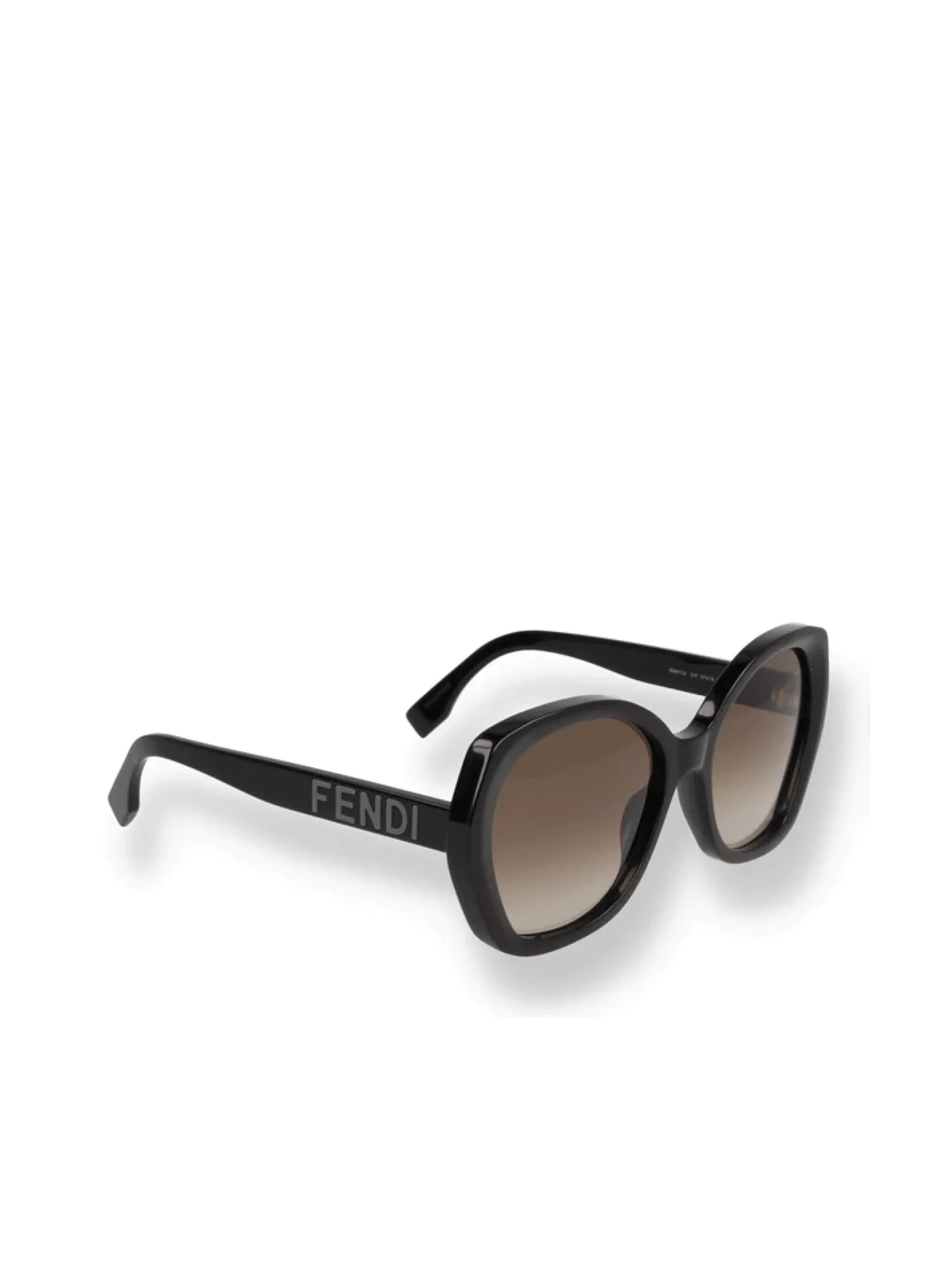 Fendi FE40112F 5801F Acetate Sunglasses in Black - Image 2