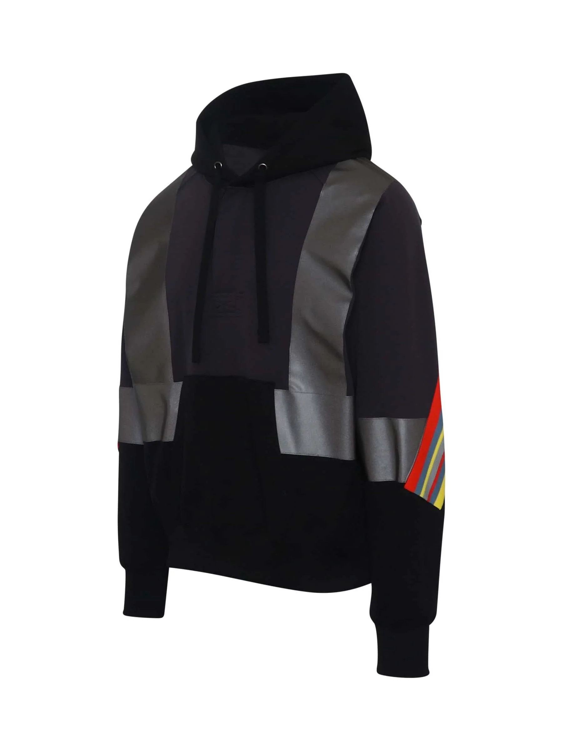 Fireman Rib Hoodie in Black - Image 2