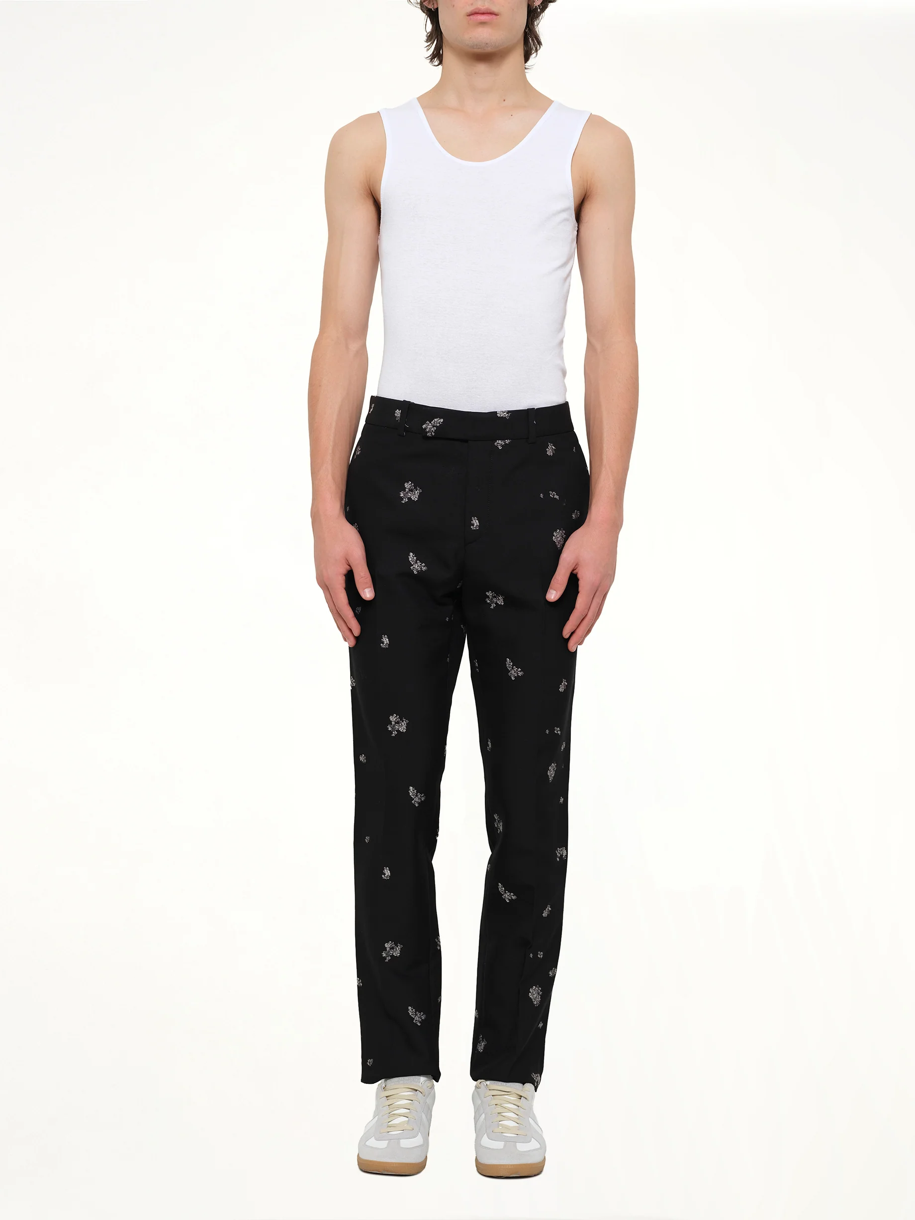 Fitted Pants in Black - Image 2