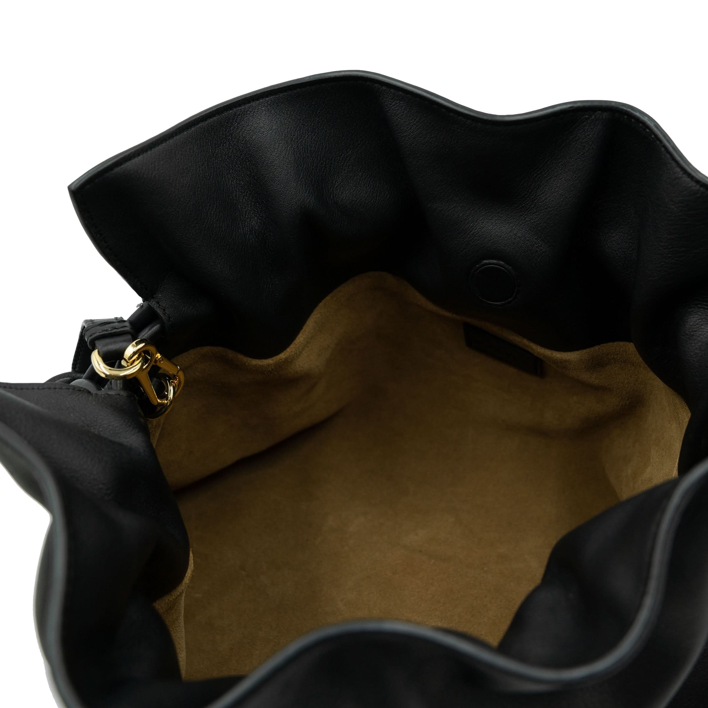 Flamenco Clutch in Nappa Calfskin in Black - Image 6