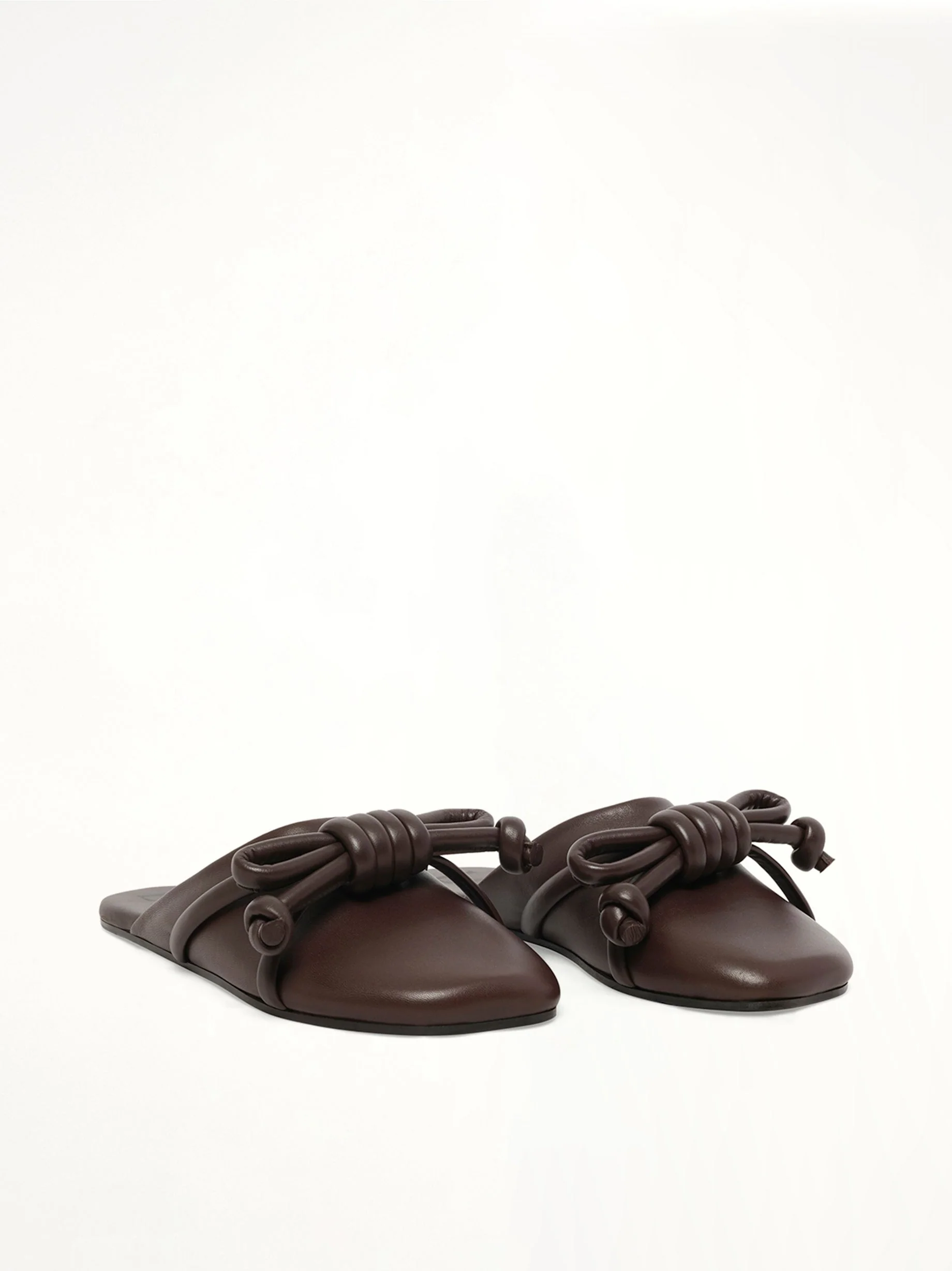 Flamenco Knot Mule in Dark Brownie - Image 2