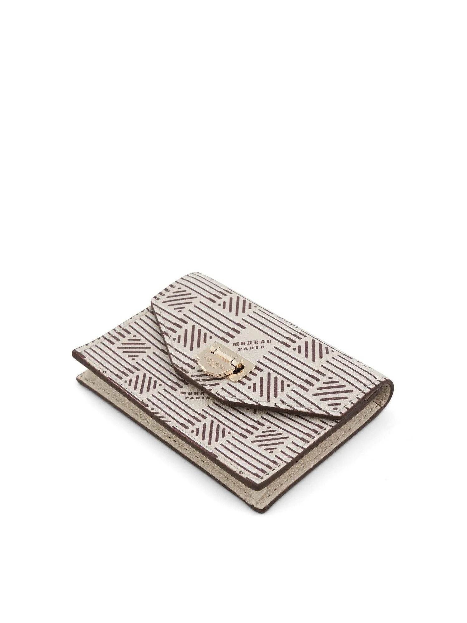 Flap Wallet with Gusset in Champagne - Image 2